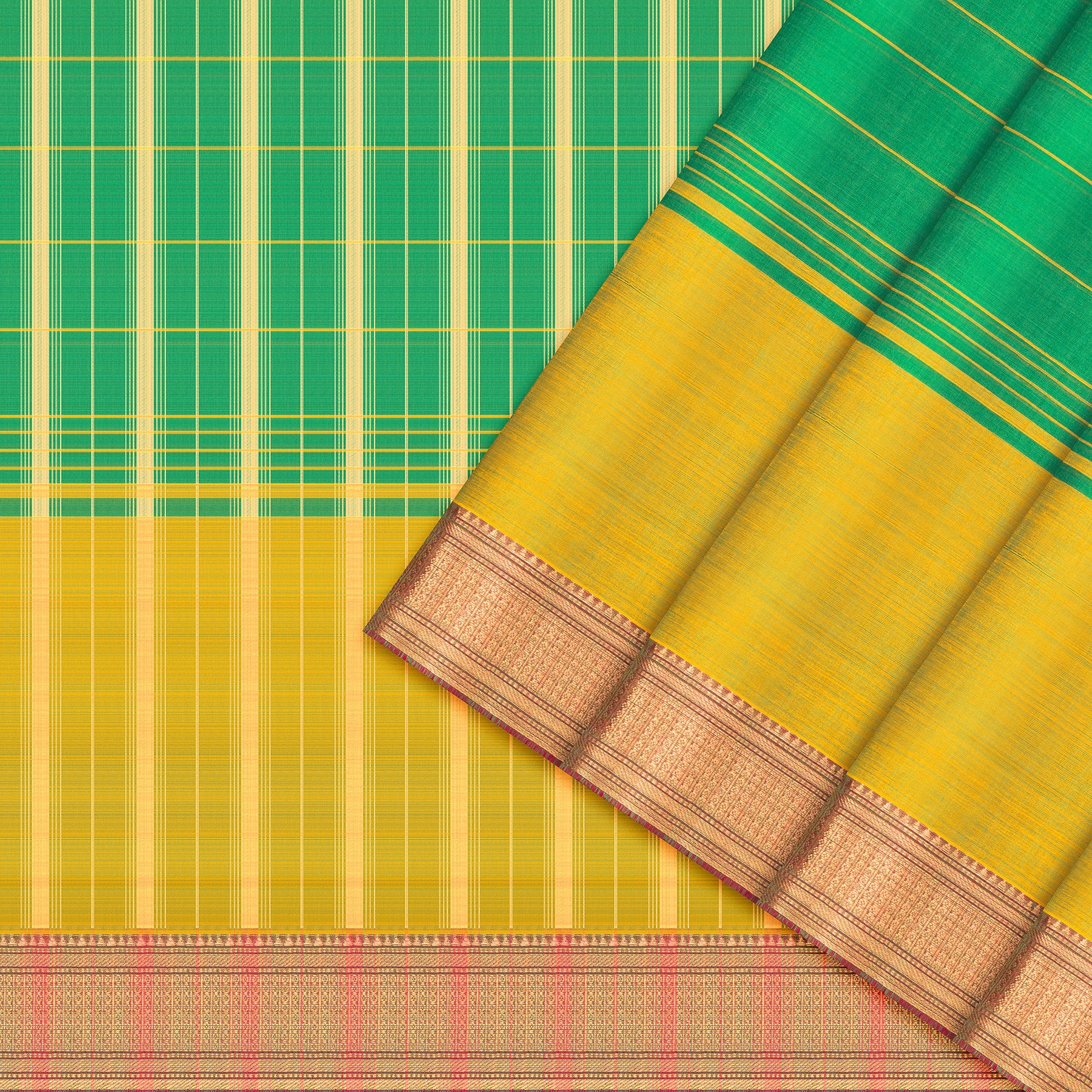 Kanakavalli Mangalgiri Cotton Sari 25-261-HS003-01689 - Cover View