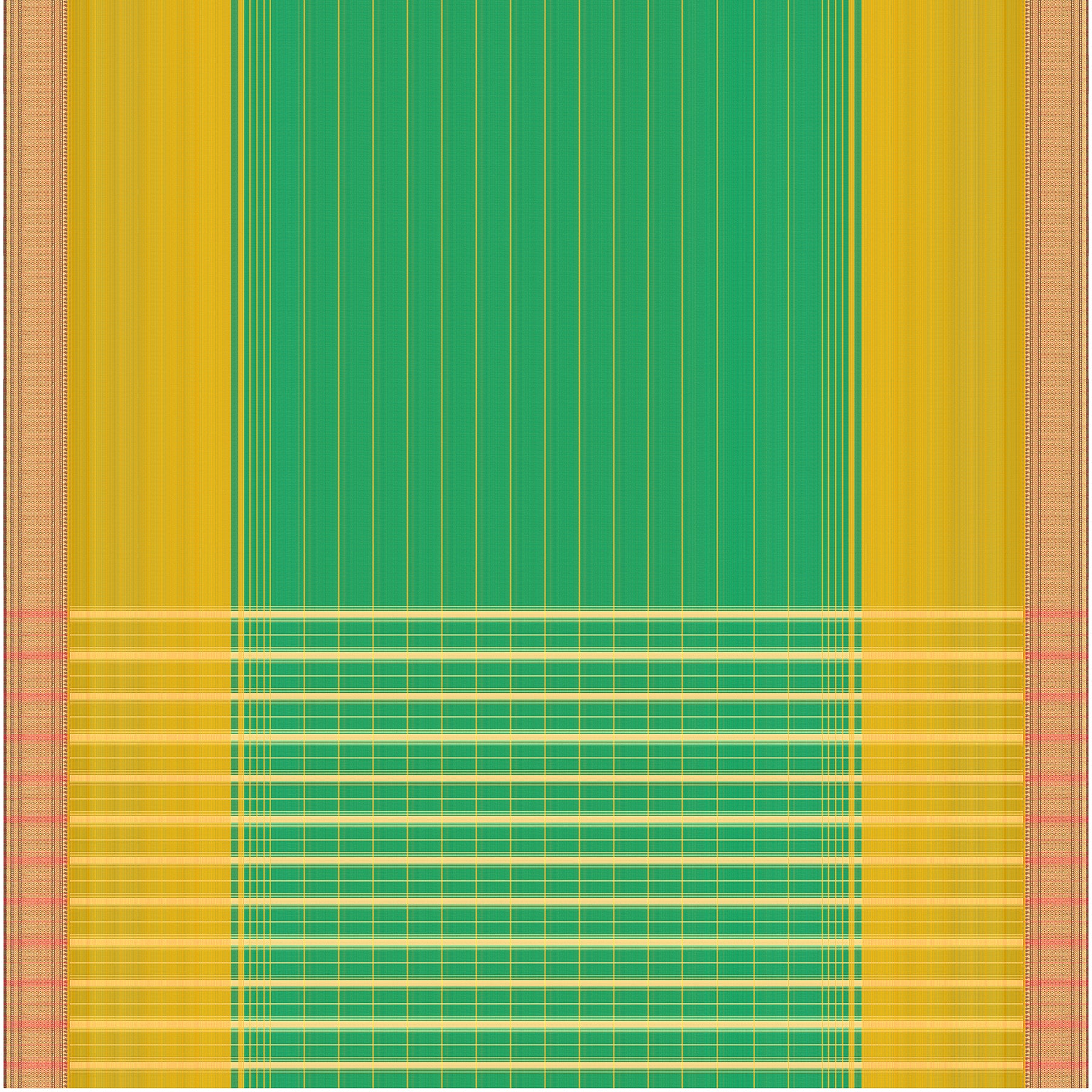 Kanakavalli Mangalgiri Cotton Sari 25-261-HS003-01689 - Full View