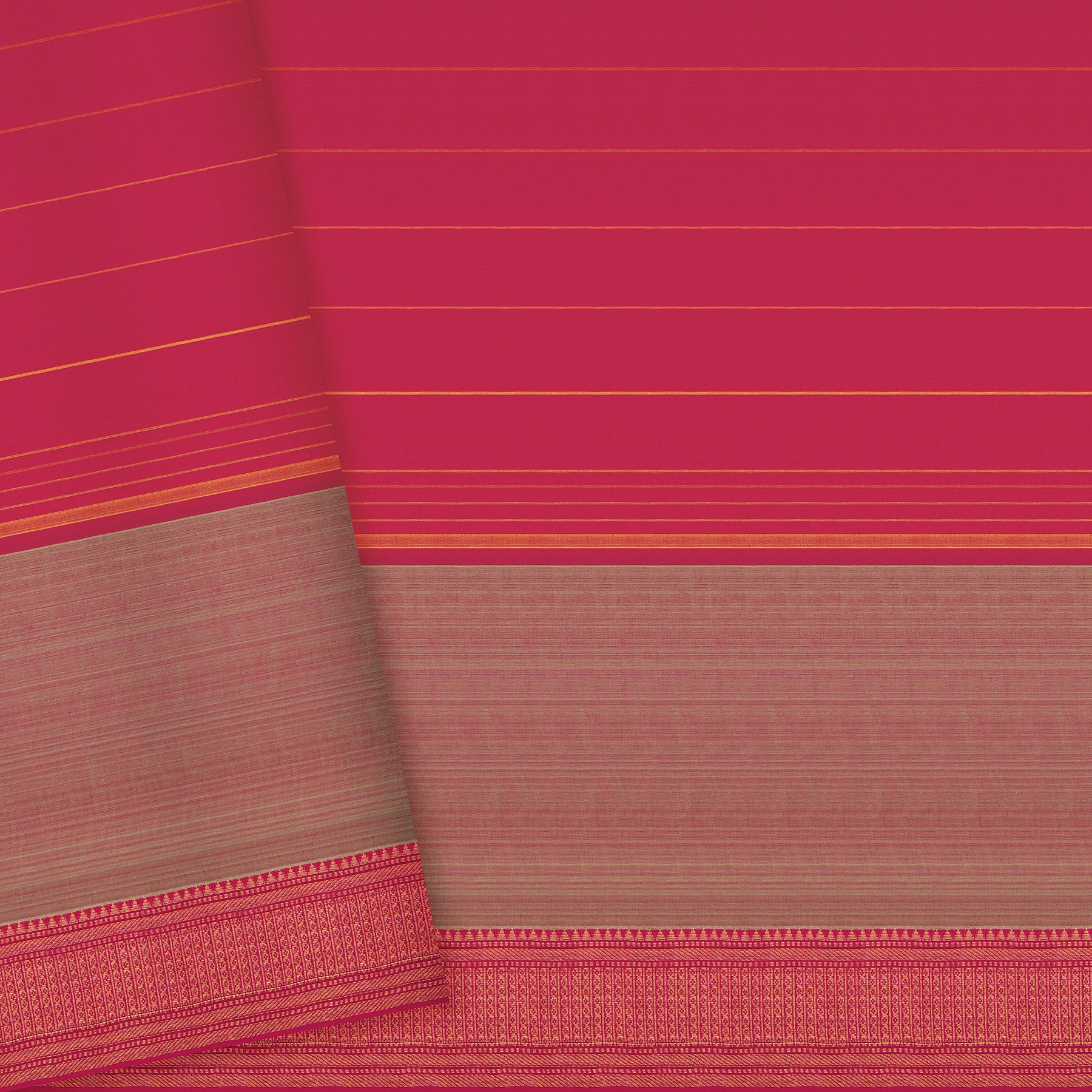 Kanakavalli Mangalgiri Cotton Sari 25-261-HS003-01692 - Blouse View