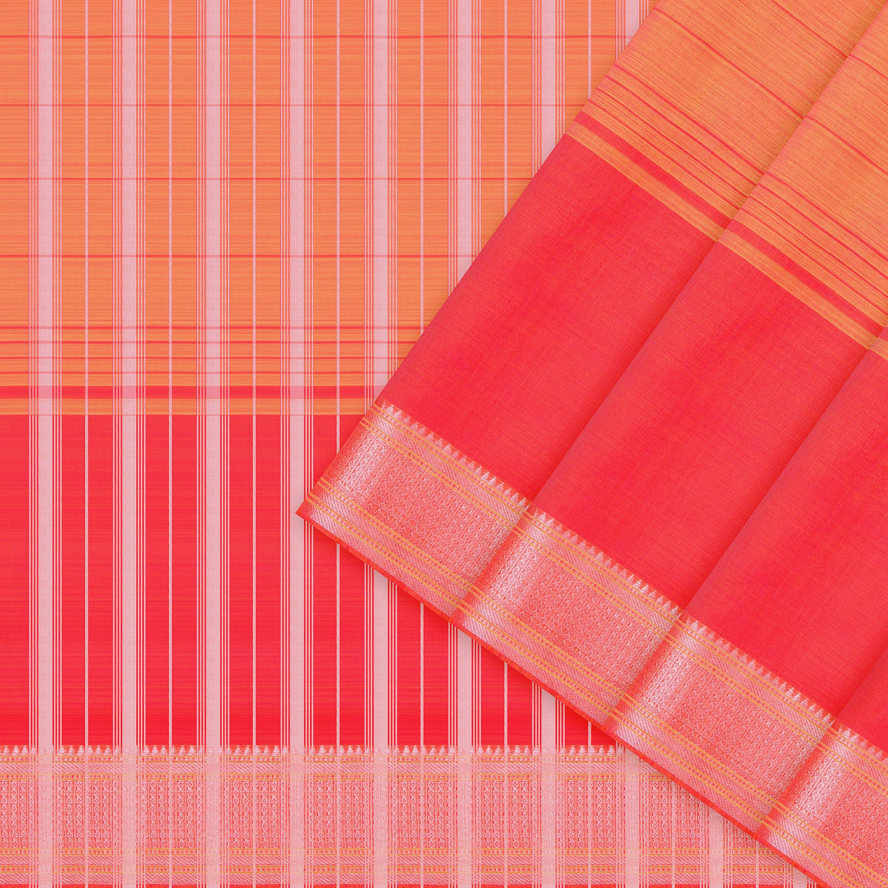 Kanakavalli Mangalgiri Cotton Sari 25-261-HS003-01695 - Cover View