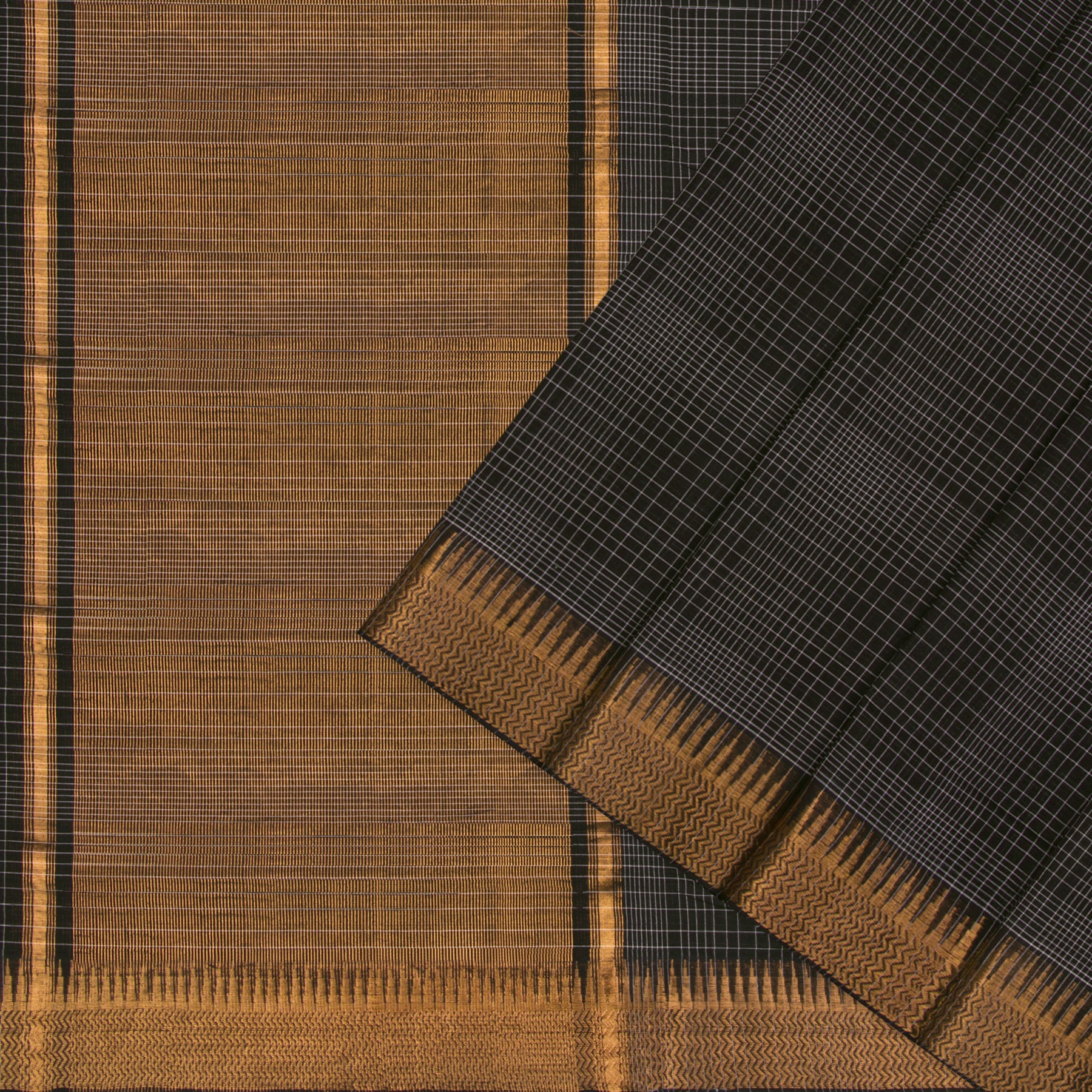 Kanakavalli Mangalgiri Cotton Sari 25-261-HS003-01720 - Cover View