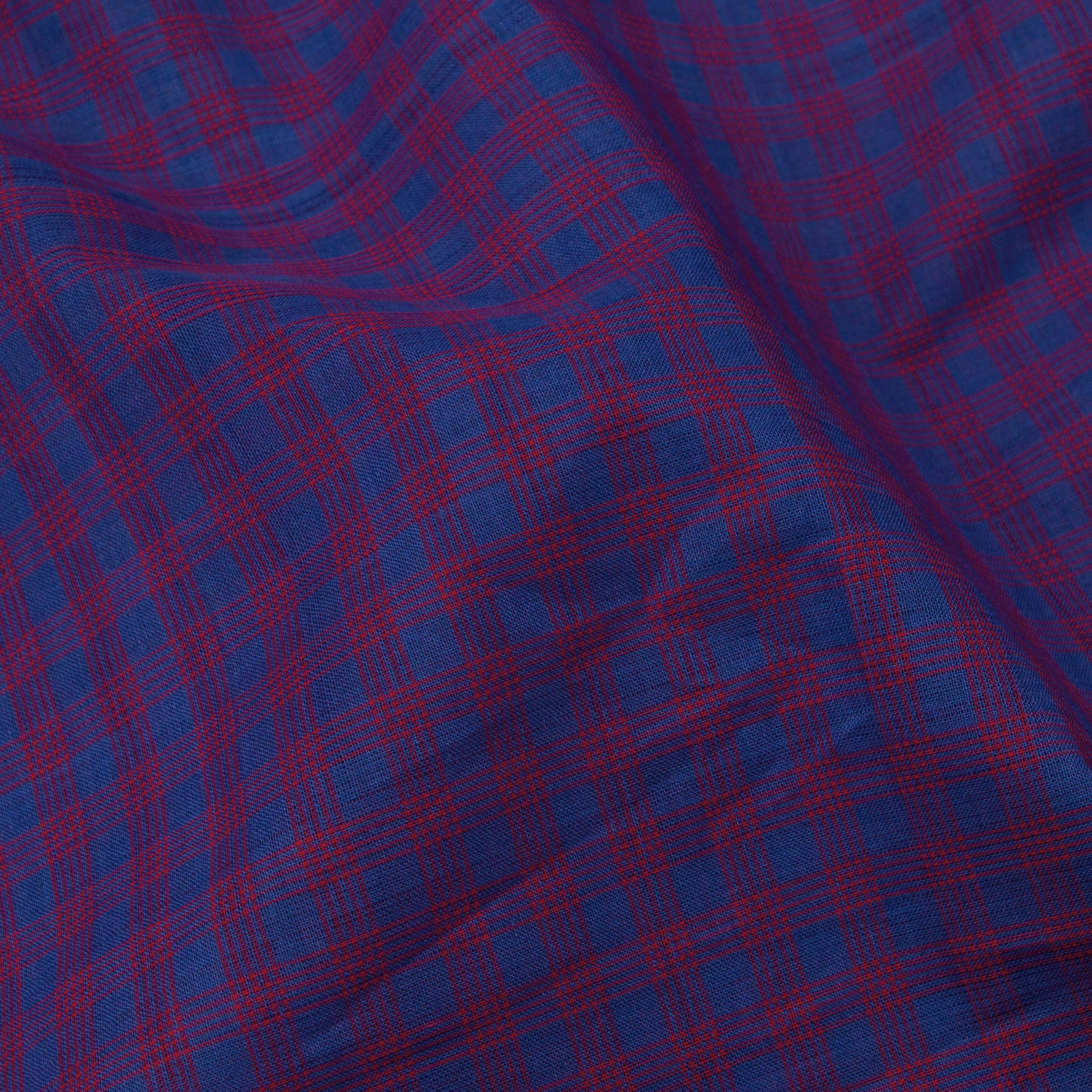 Kanakavalli Mangalgiri Cotton Sari 25-261-HS003-05482 - Fabric View