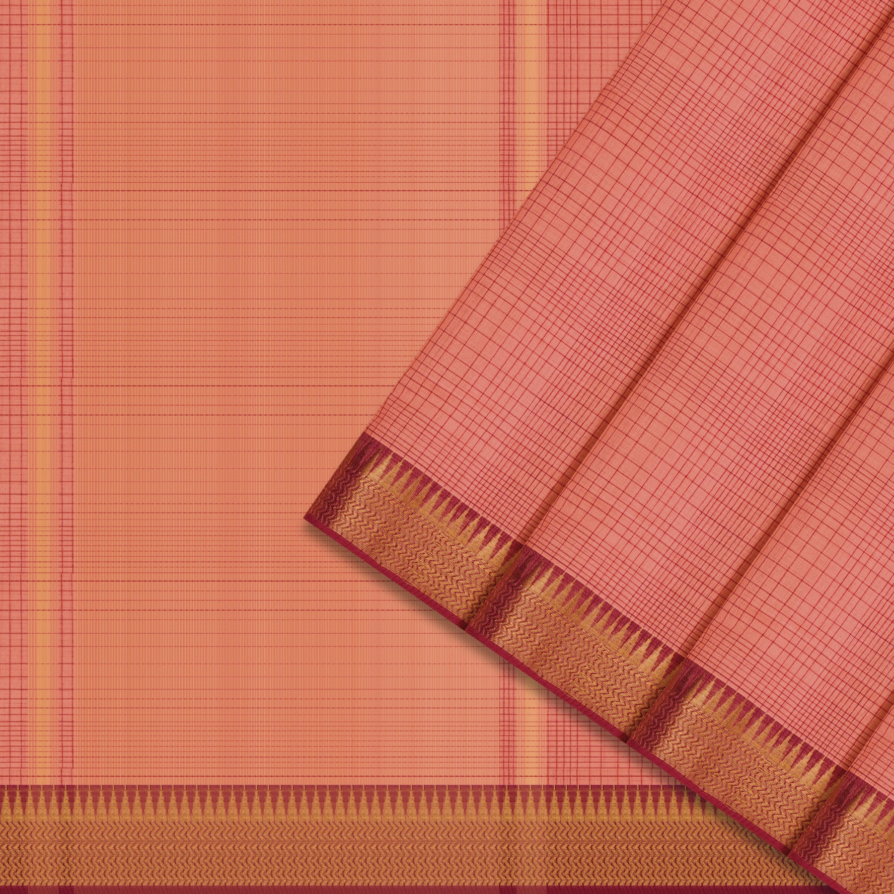Kanakavalli Mangalgiri Cotton Sari 25-261-HS003-05497 - Cover View
