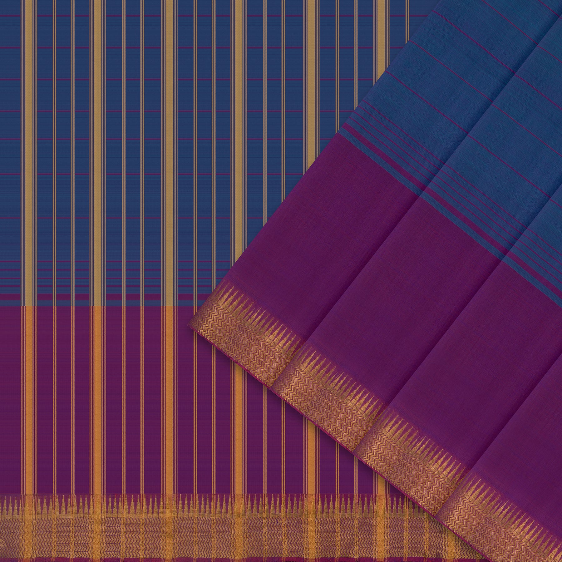 Kanakavalli Mangalgiri Cotton Sari 25-261-HS003-05499 - Cover View