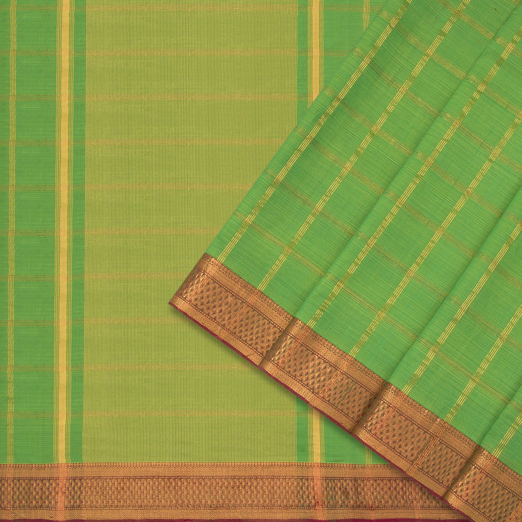 Kanakavalli Mangalgiri Cotton Sari 25-261-HS003-05515 - Cover View
