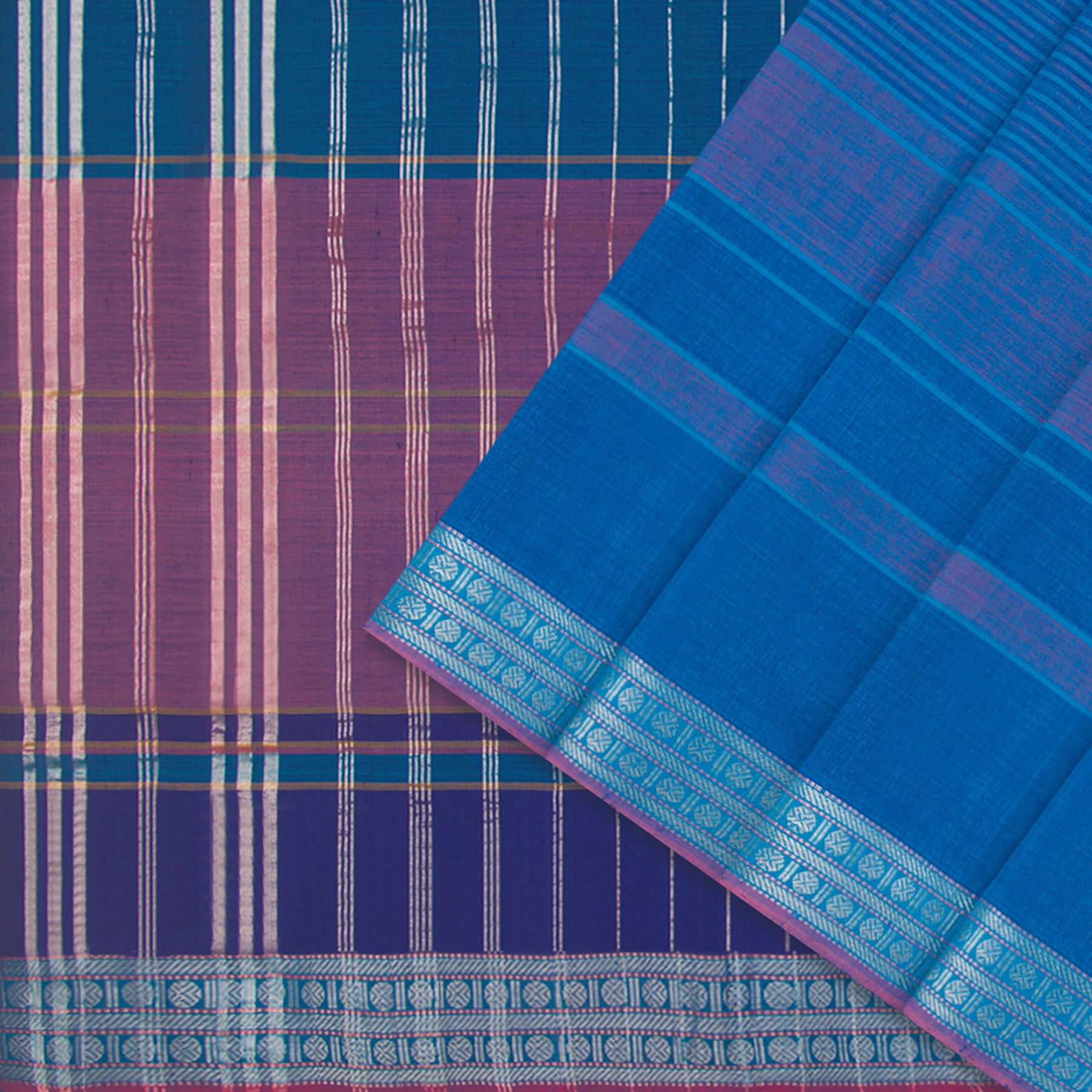 Kanakavalli Mangalgiri Silk/Cotton Sari 25-261-HS005-01786 - Cover View