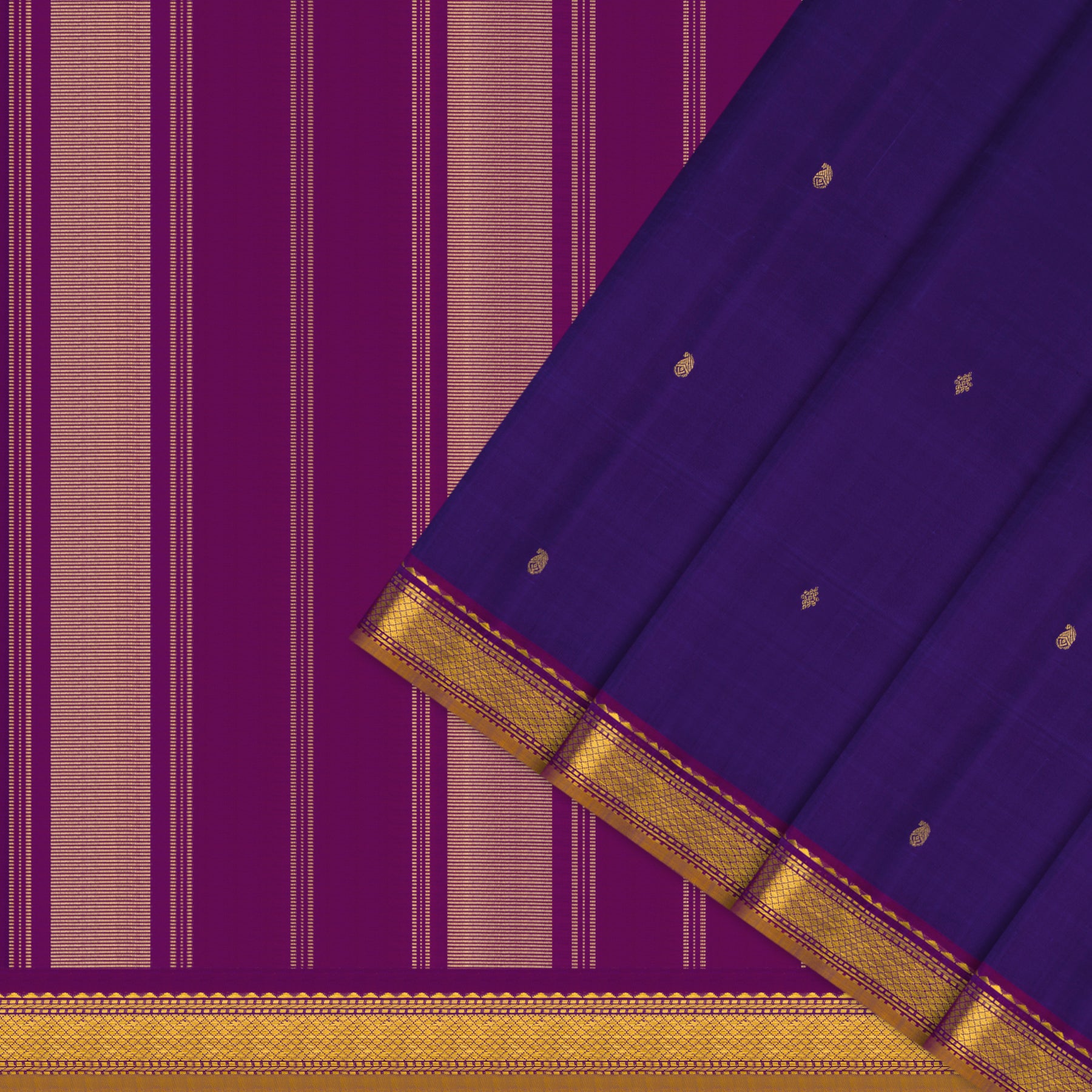 Kanakavalli Kanjivaram Silk Sari 25-431-HS001-08872 - Cover View
