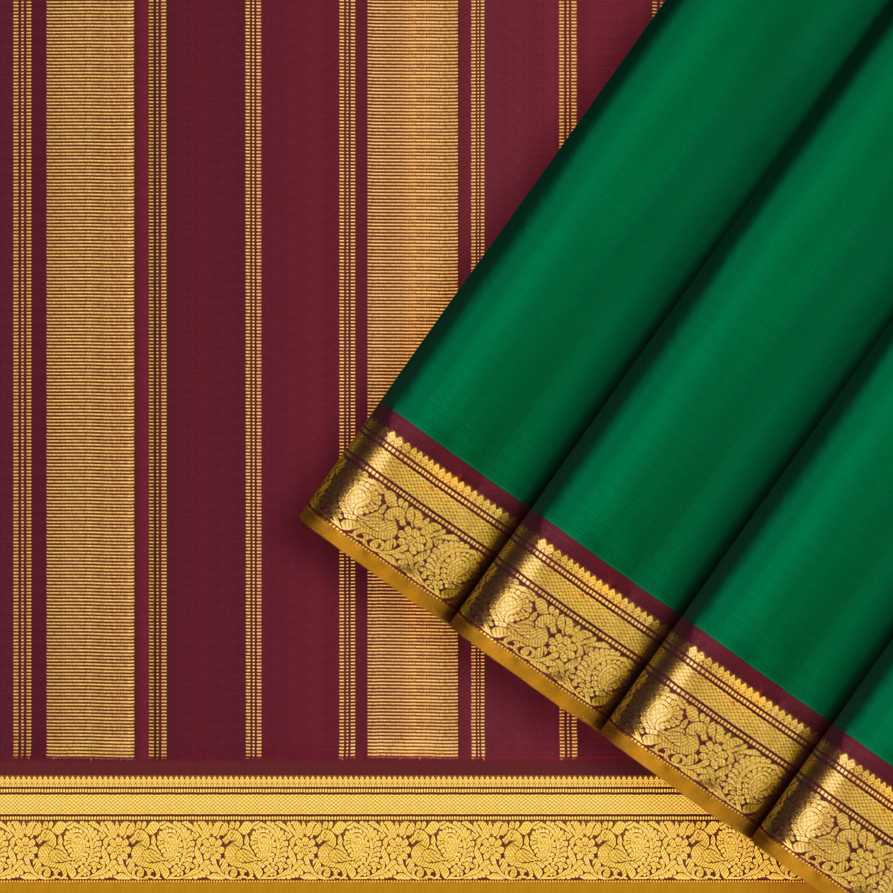 Kanakavalli Kanjivaram Silk Sari 25-431-HS001-08879 - Cover View