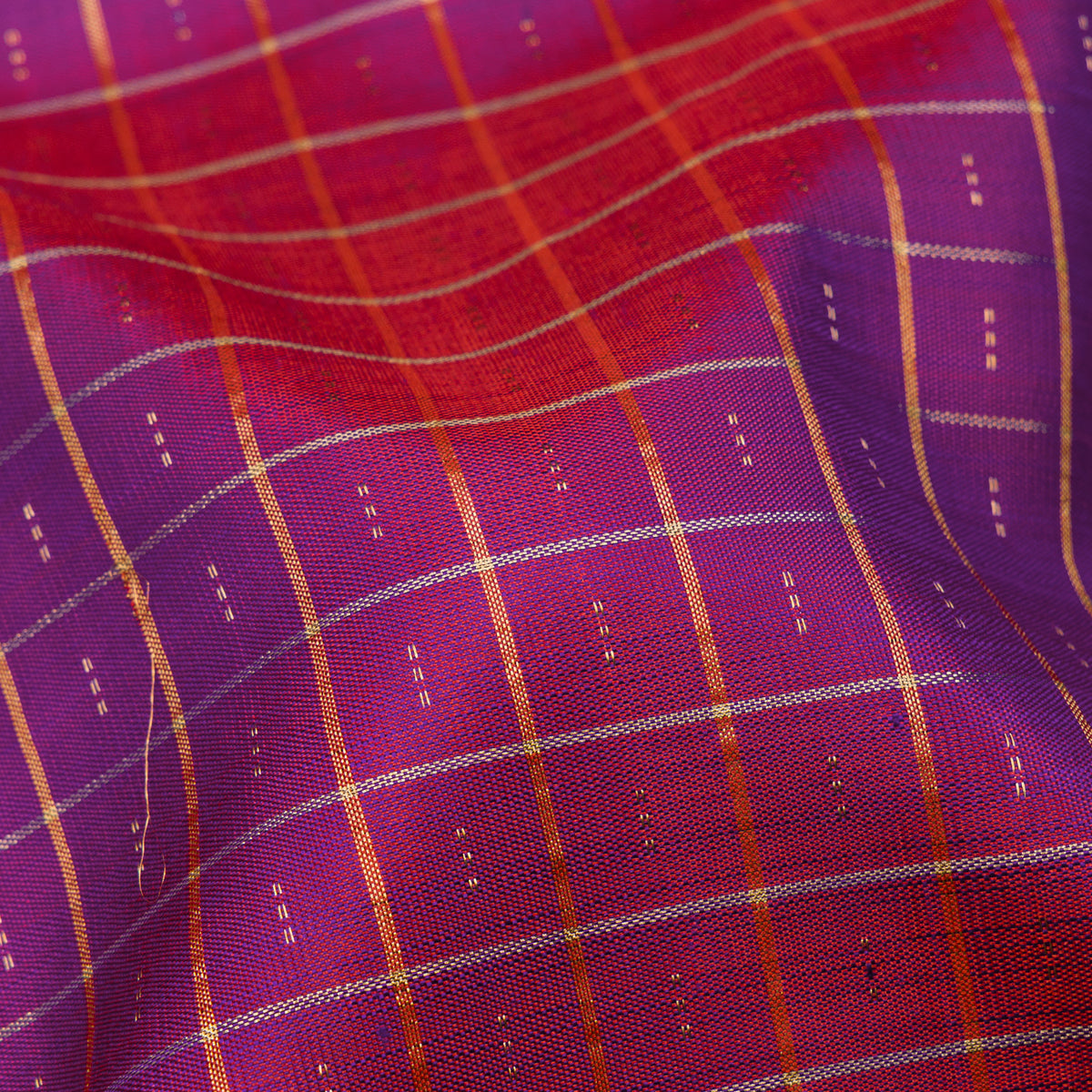 Kanakavalli Kattam - Vari Silk Blouse Length 25-595-HB001-00993 - Fabric View