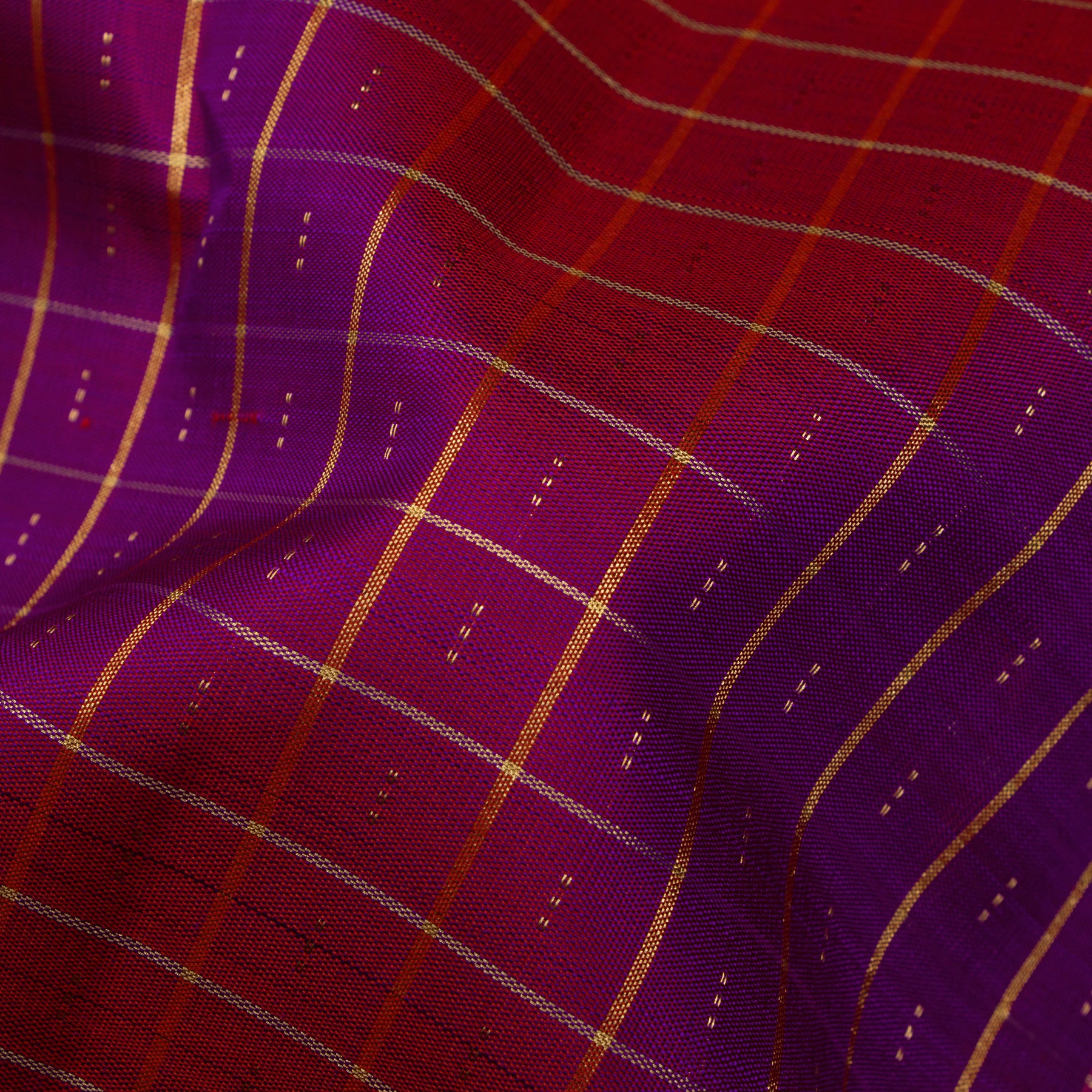 Kanakavalli Kattam - Vari Silk Blouse Length 25-595-HB001-00997 - Fabric View