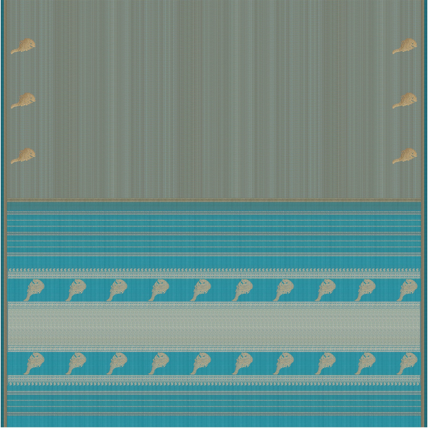 Kanakavalli Kanjivaram Silk Sari 25-595-HS001-00032 - Full View