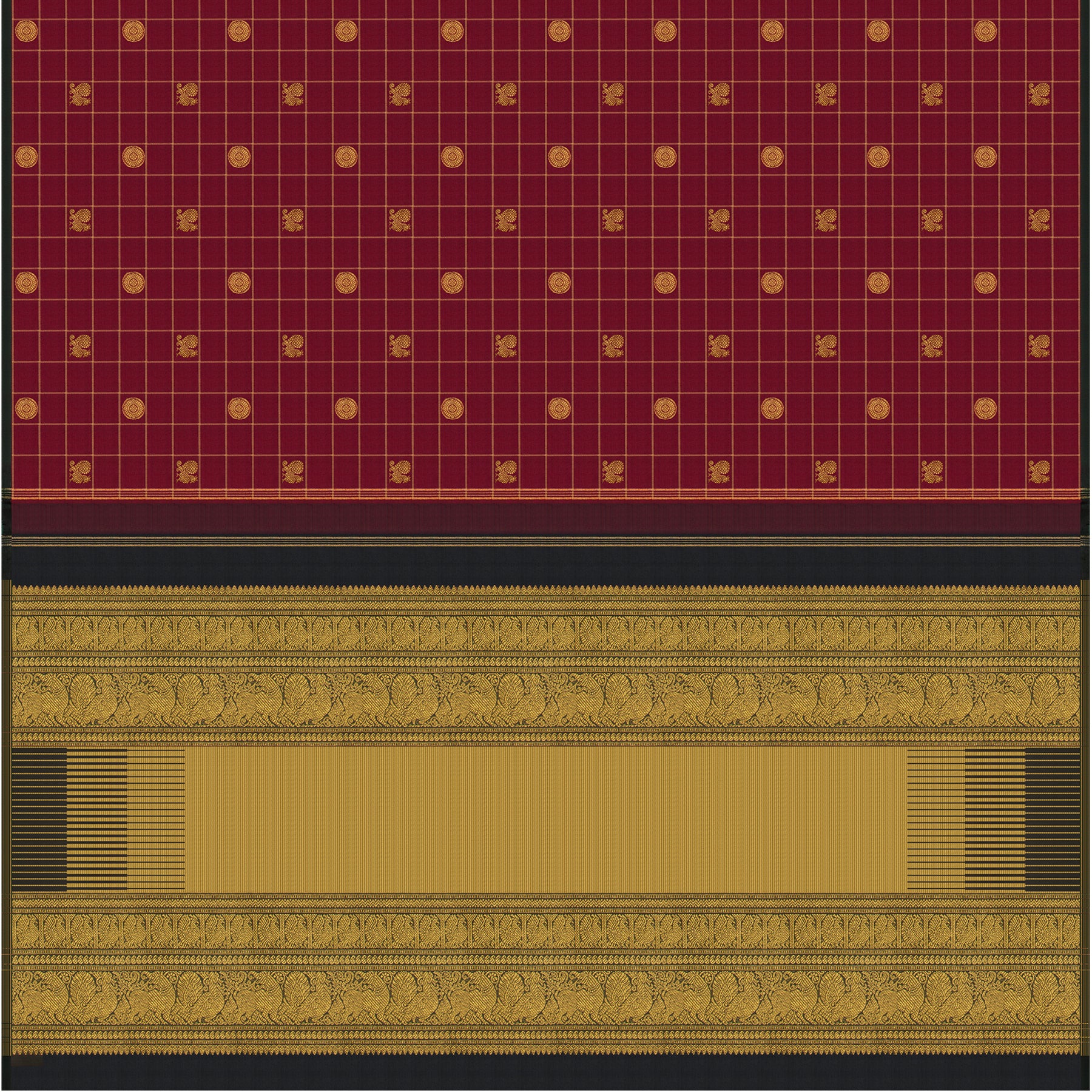 Kanakavalli Kanjivaram Silk Sari 25-595-HS001-00067 - Full View