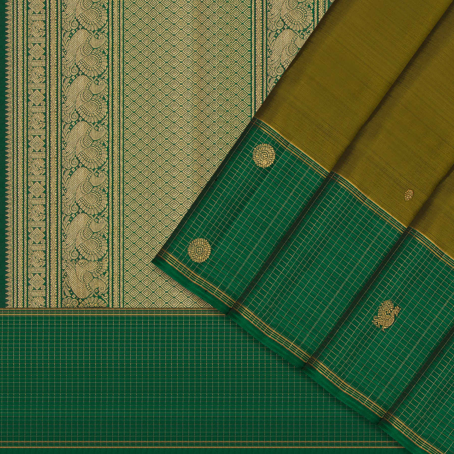 Kanakavalli Kanjivaram Silk Sari 25-595-HS001-00072 - Cover View