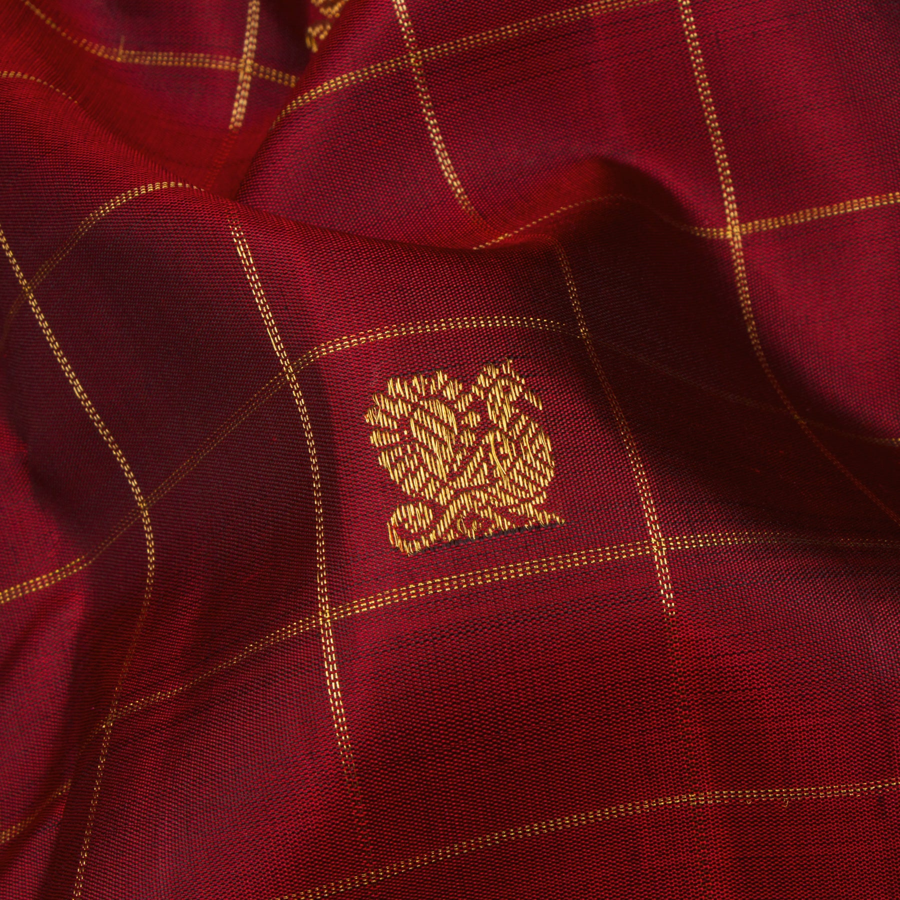 Kanakavalli Kanjivaram Silk Sari 25-595-HS001-00075 - Fabric View