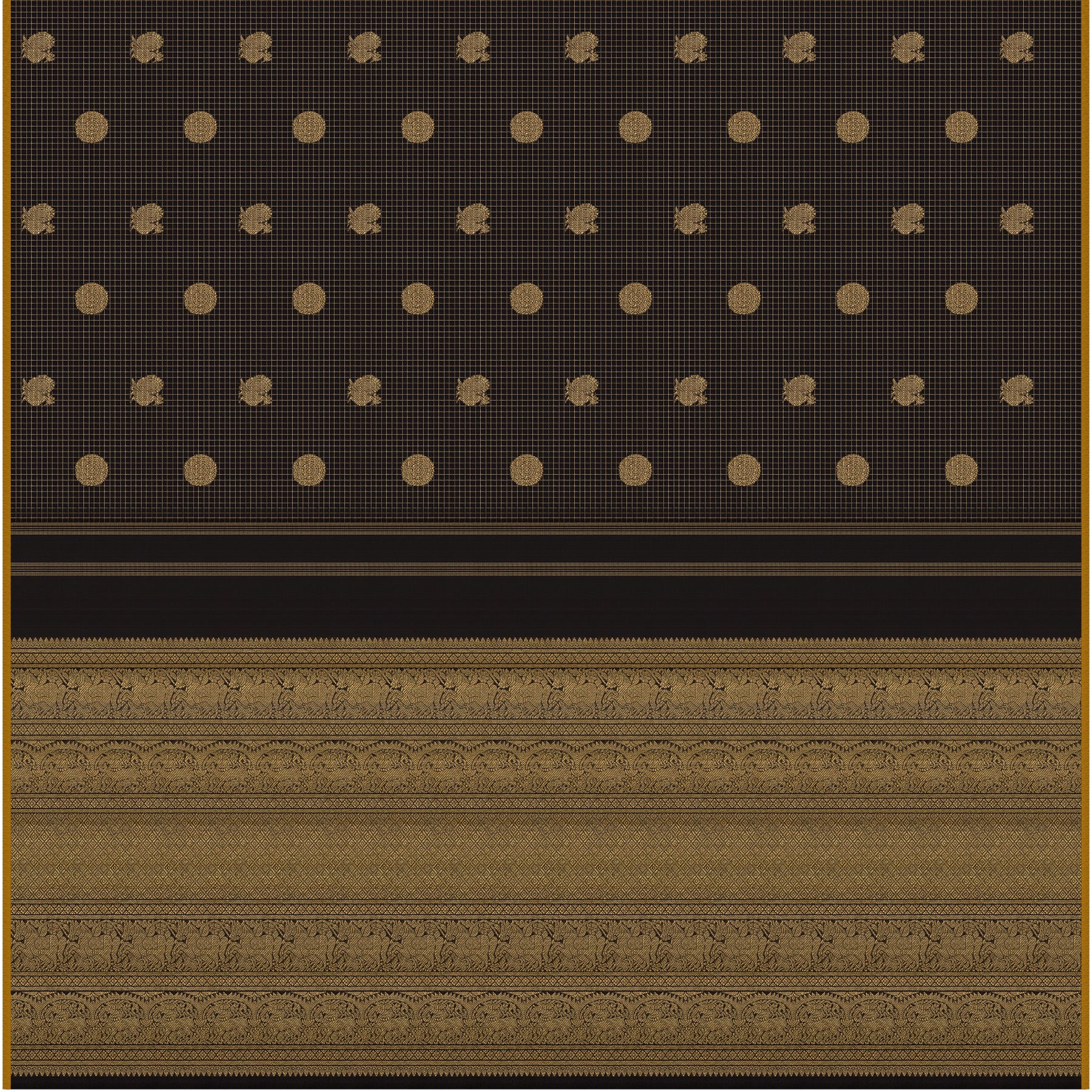 Kanakavalli Kanjivaram Silk Sari 25-595-HS001-00082 - Full View