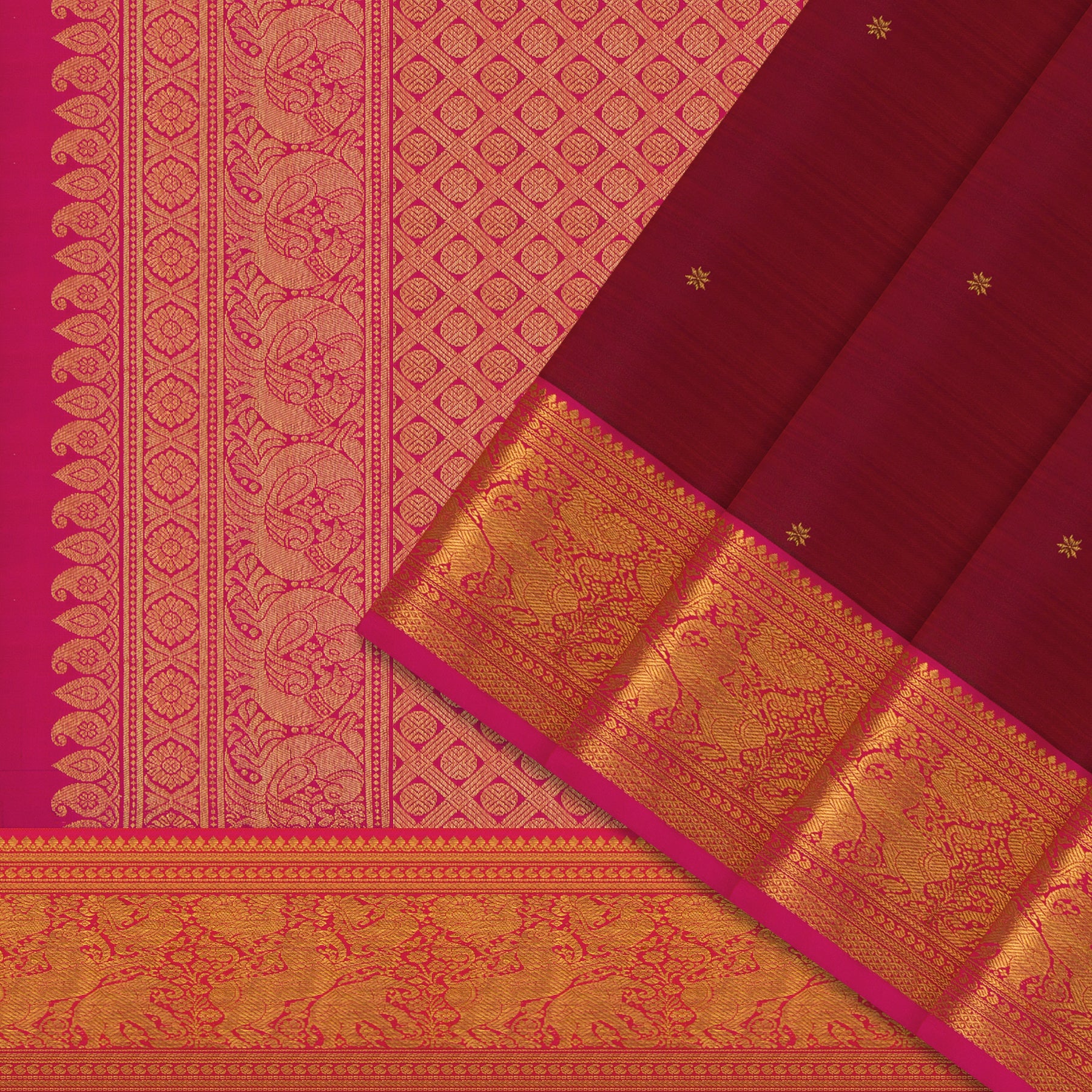 Kanakavalli Kanjivaram Silk Sari 25-595-HS001-00104 - Cover View