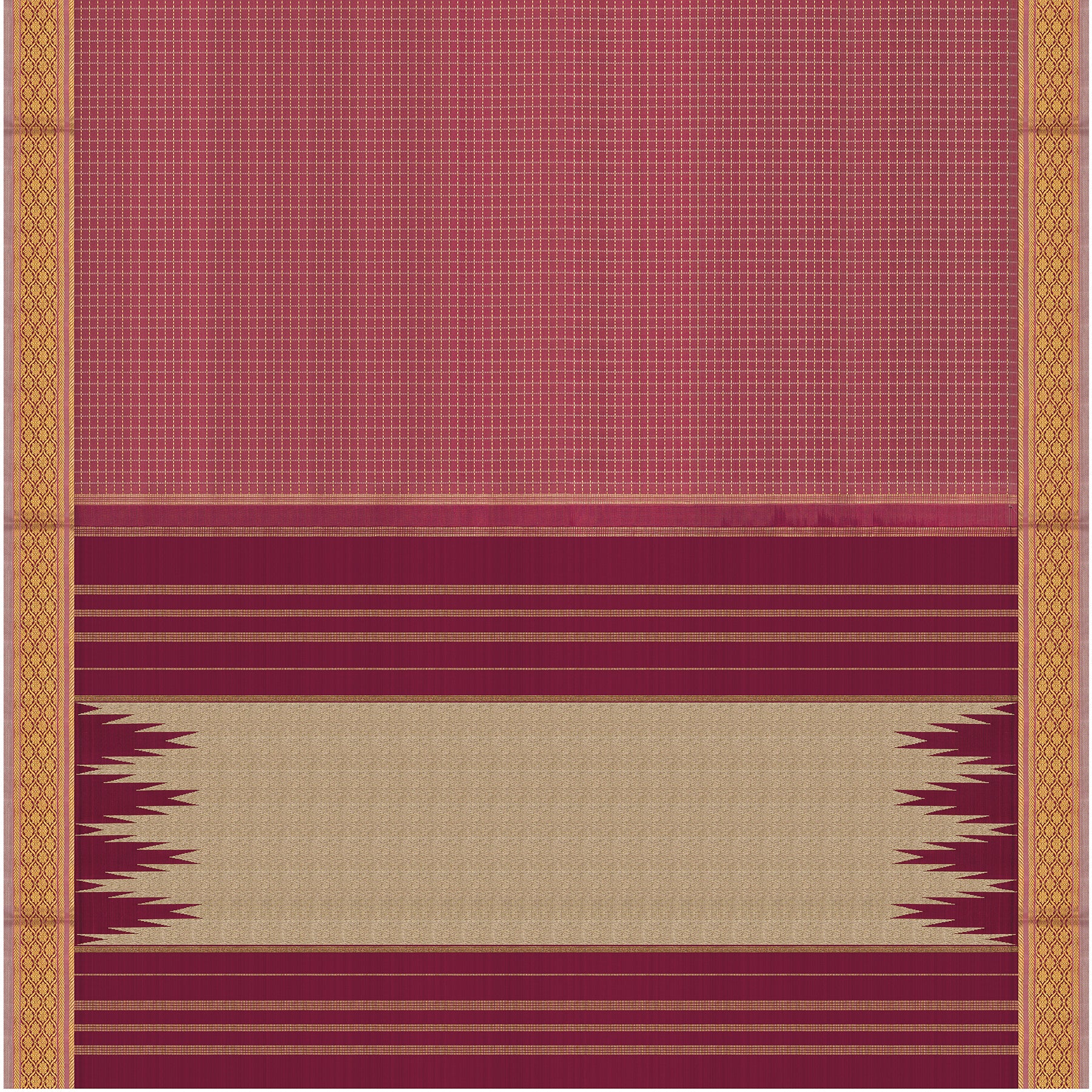 Kanakavalli Kanjivaram Silk Sari 25-595-HS001-00128 - Full View