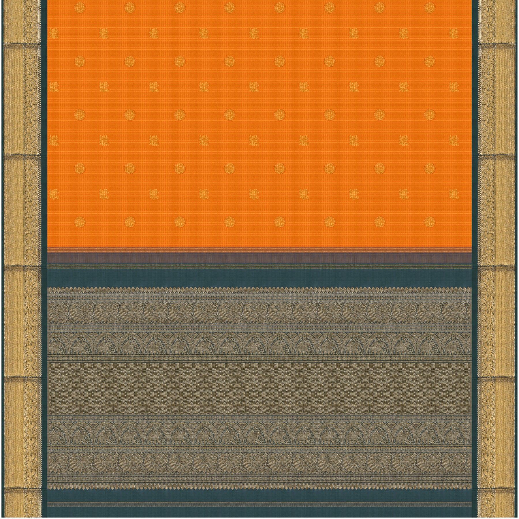 Kanakavalli Kanjivaram Silk Sari 25-595-HS001-00130 - Full View