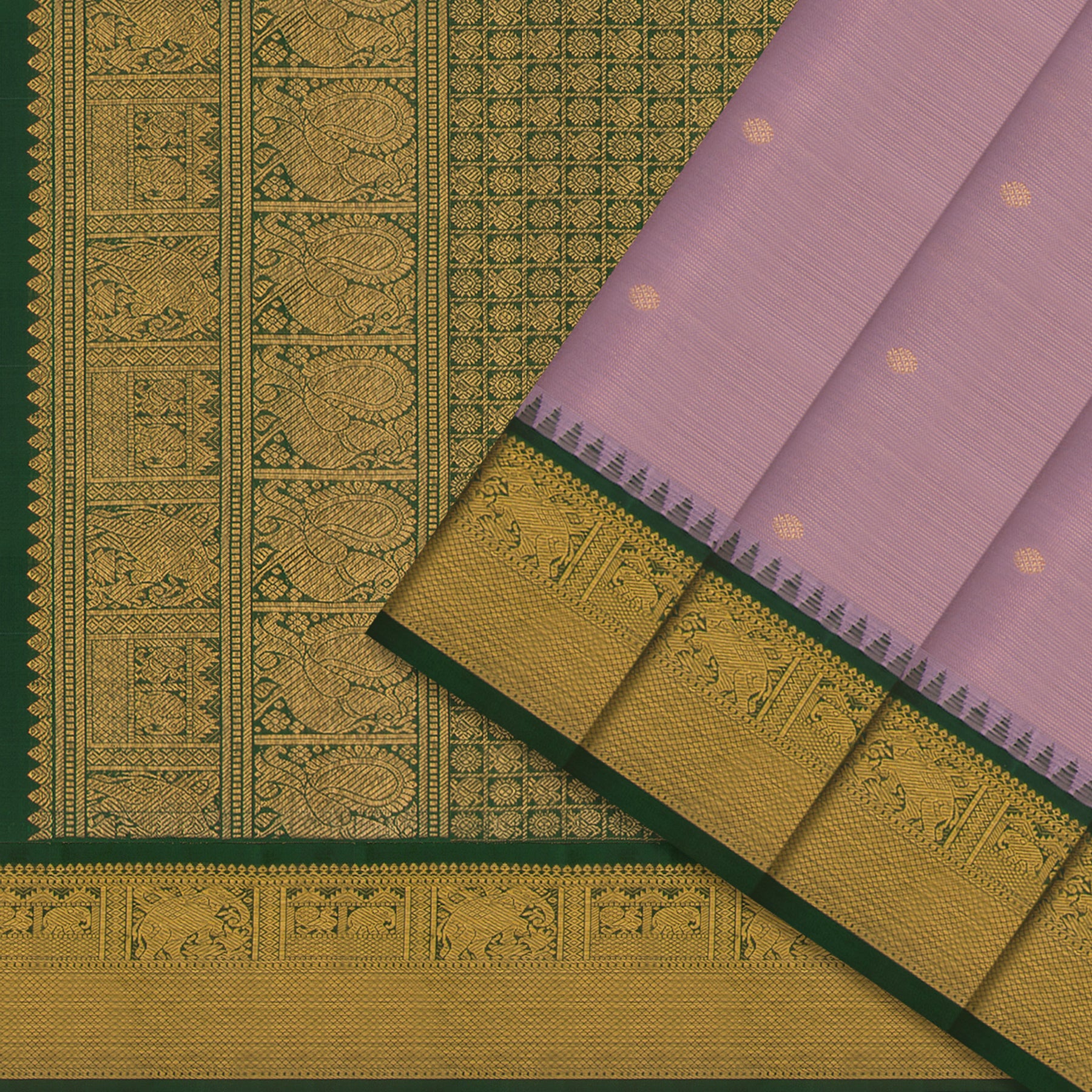 Kanakavalli Kanjivaram Silk Sari 25-595-HS001-00134 - Cover View