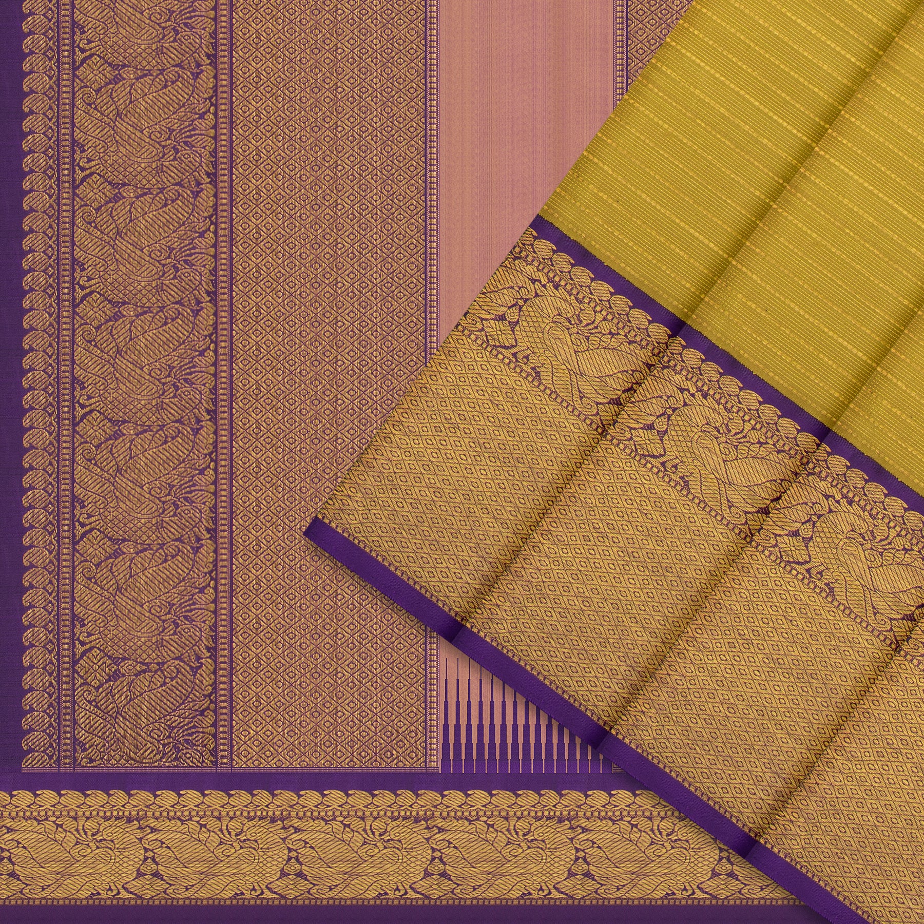 Kanakavalli Kanjivaram Silk Sari 25-595-HS001-00138 - Cover View