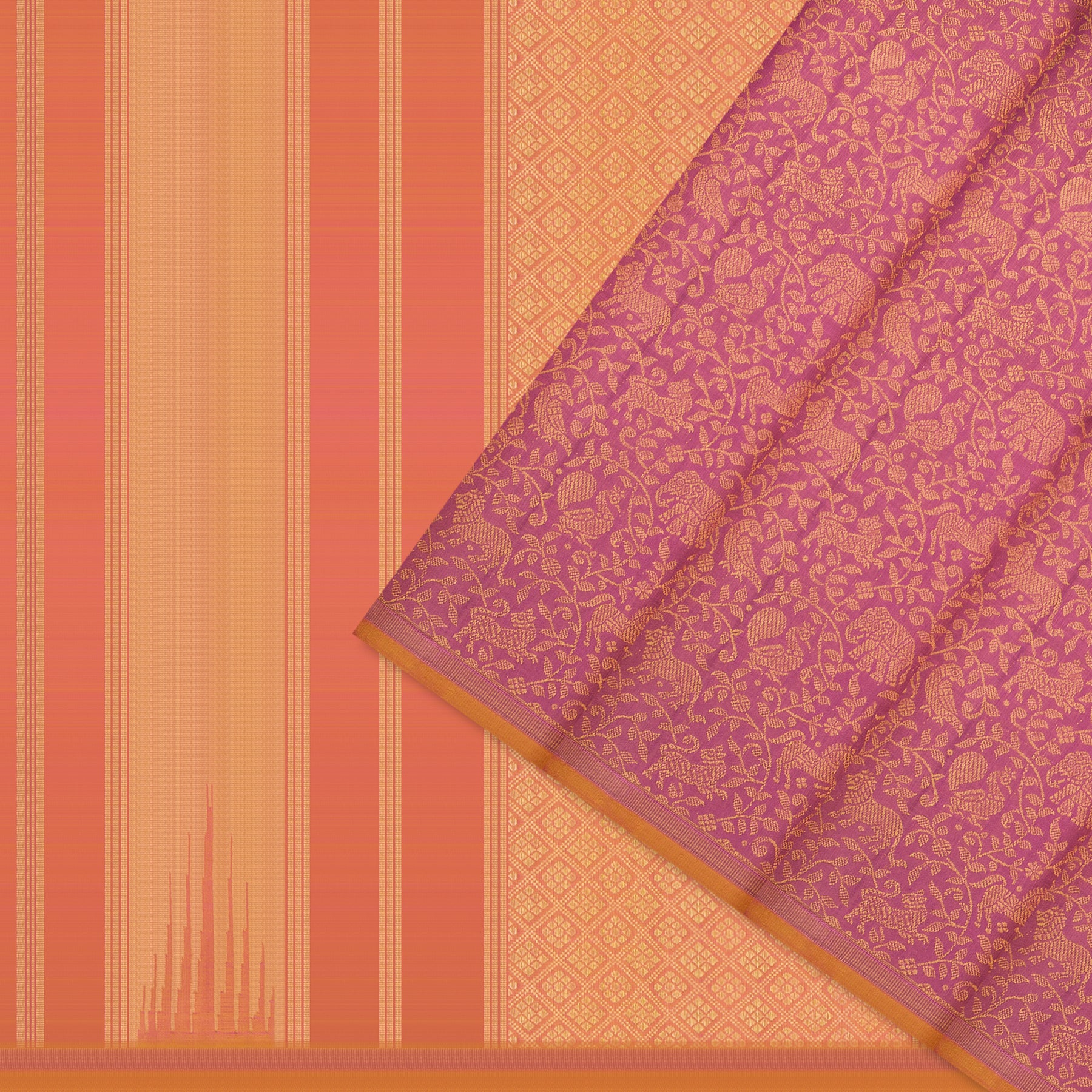 Kanakavalli Kanjivaram Silk Sari 25-595-HS001-00140 - Cover View