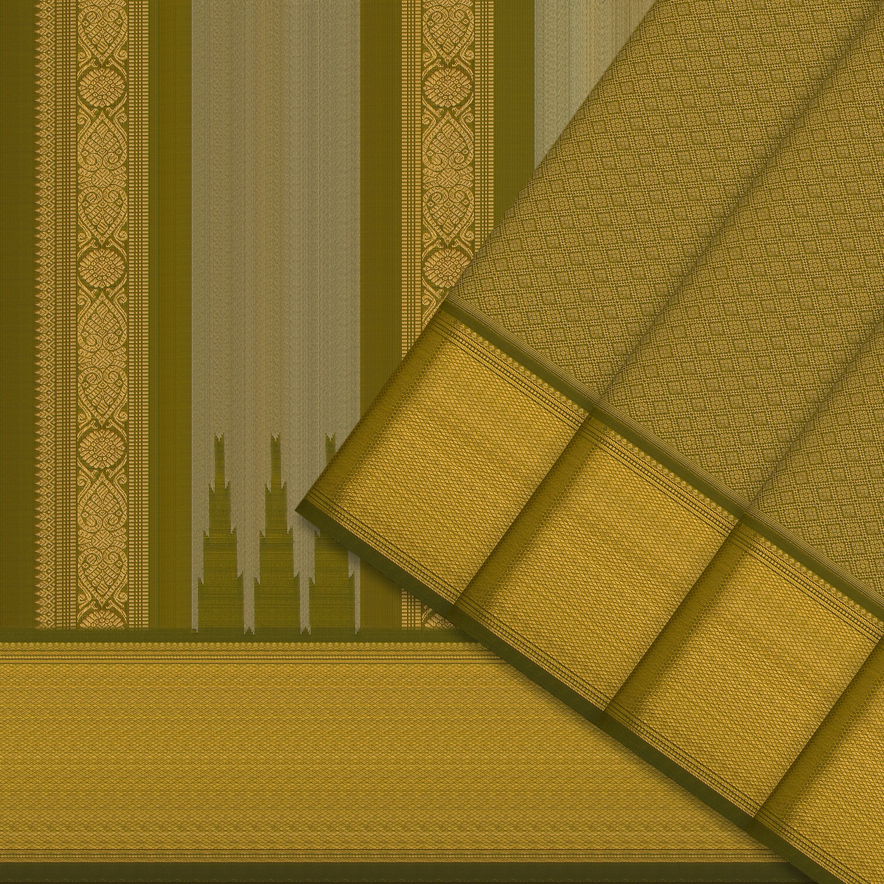 Kanakavalli Kanjivaram Silk Sari 25-595-HS001-00146 - Cover View