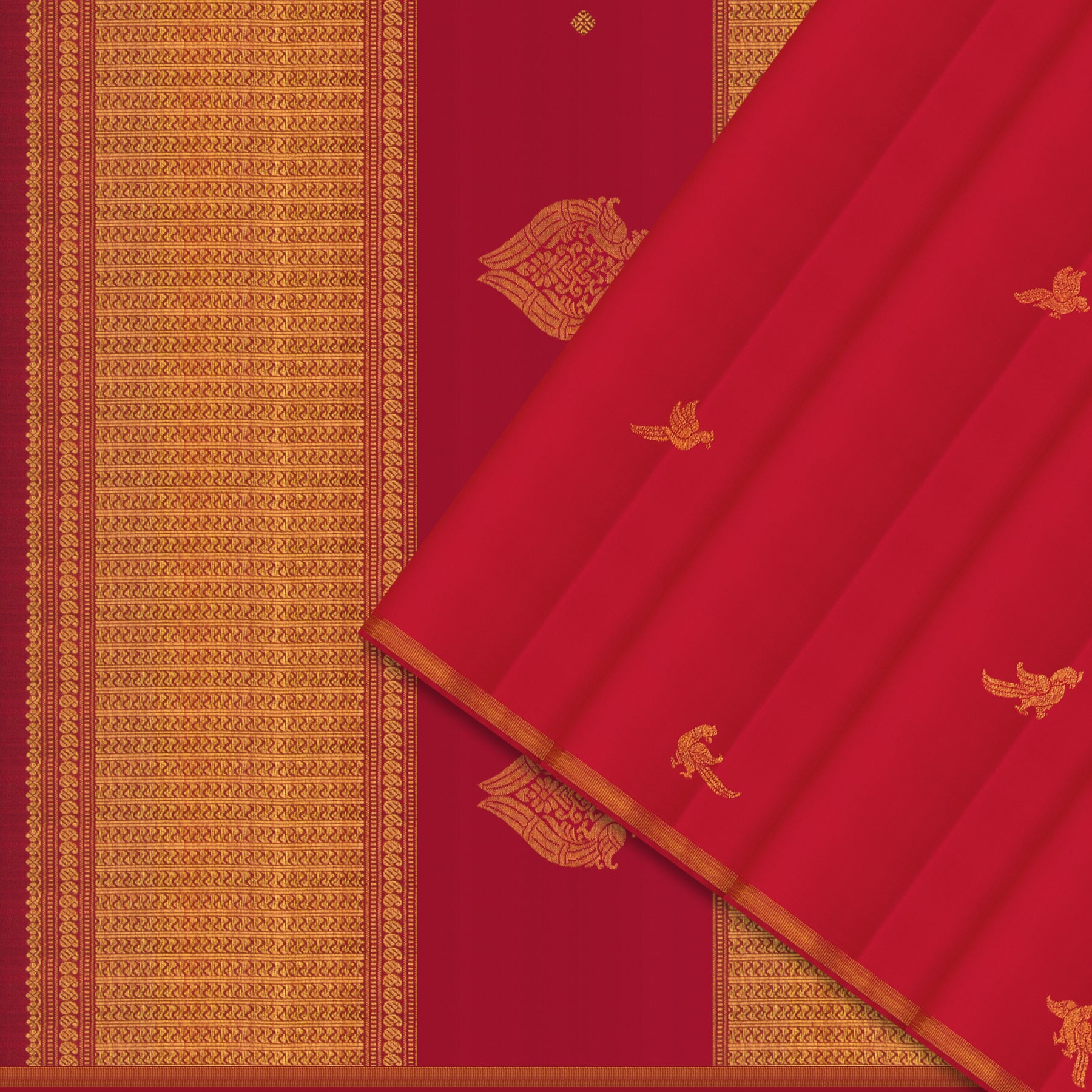Kanakavalli Kanjivaram Silk Sari 25-595-HS001-00908 - Cover View