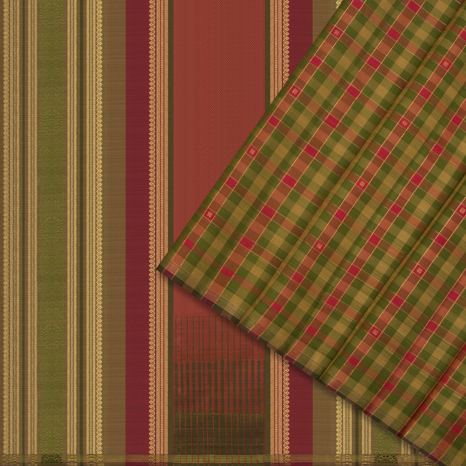 Kanakavalli Kanjivaram Silk Sari 25-595-HS001-00910 - Cover View