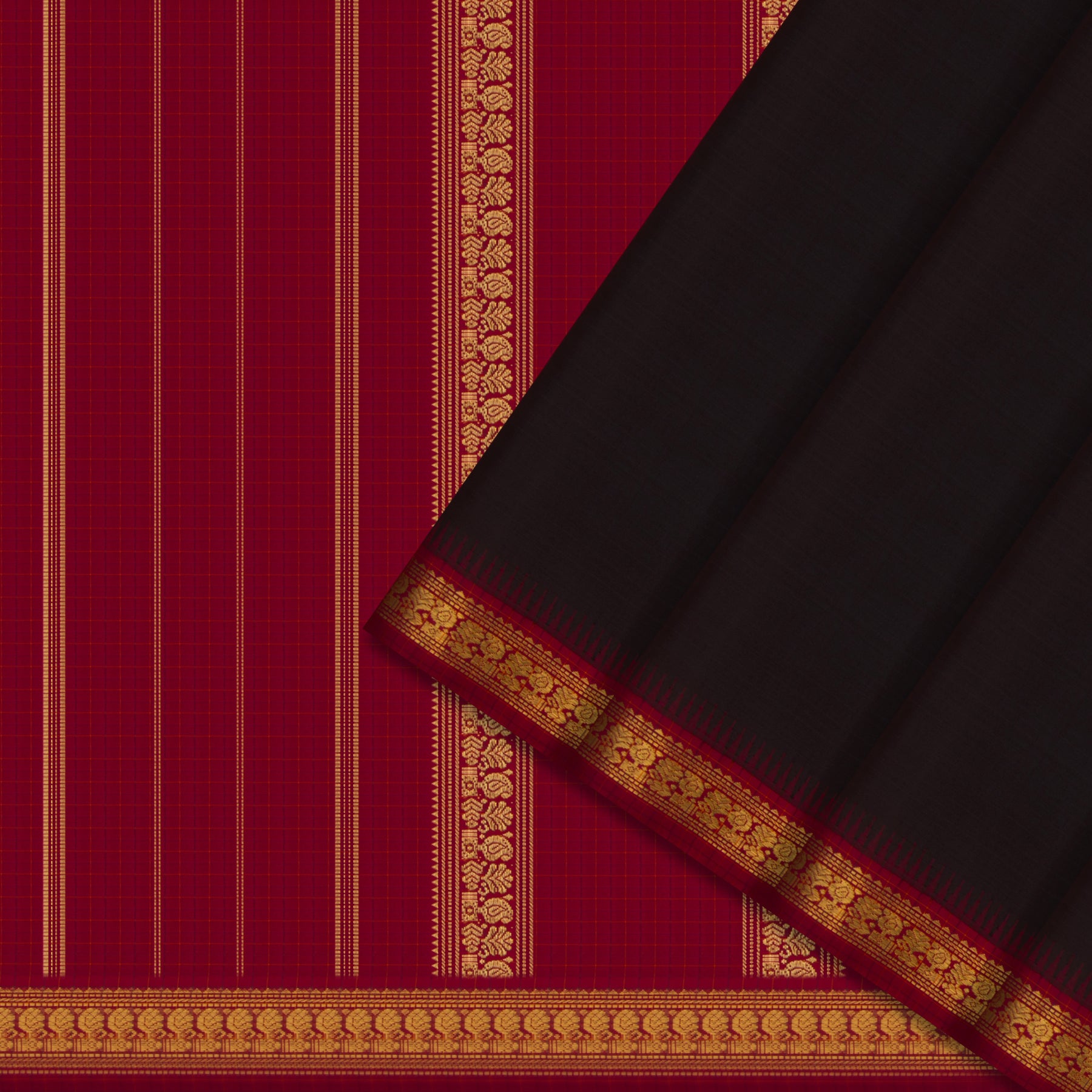 Kanakavalli Kanjivaram Silk Sari 25-595-HS001-00926 - Cover View