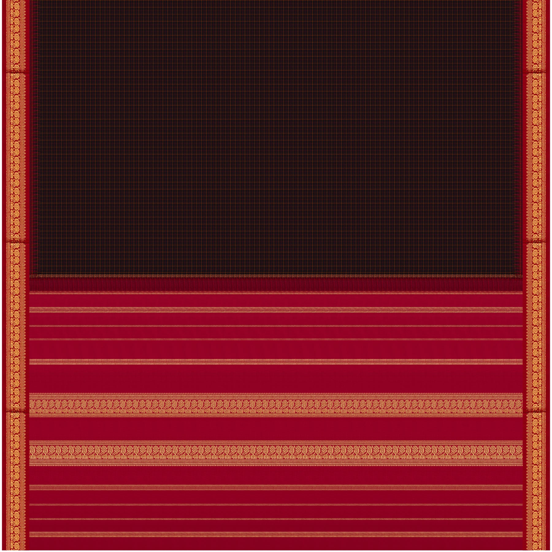 Kanakavalli Kanjivaram Silk Sari 25-595-HS001-00927 - Full View