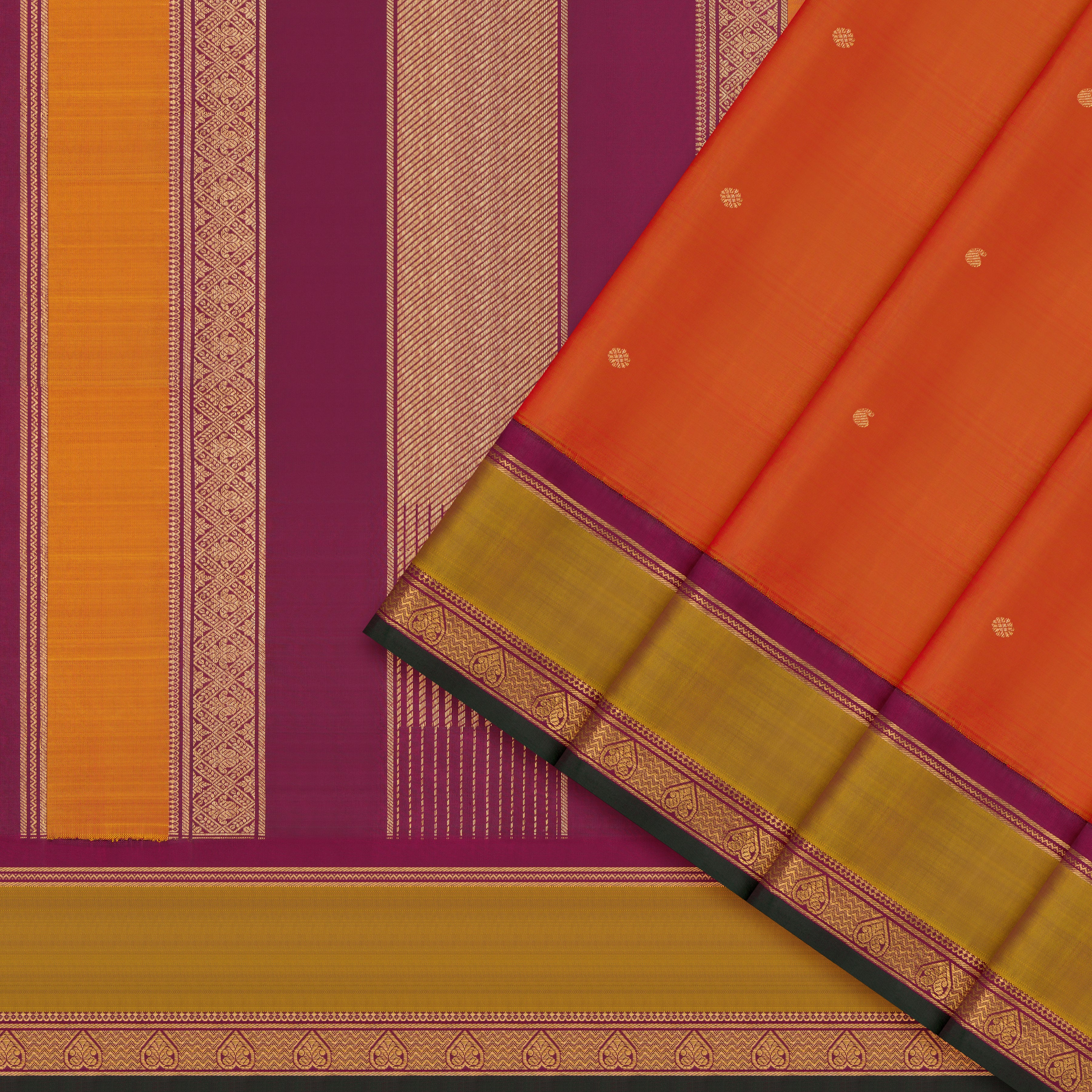 Kanakavalli Kanjivaram Silk Sari 25-595-HS001-00936 - Cover View 