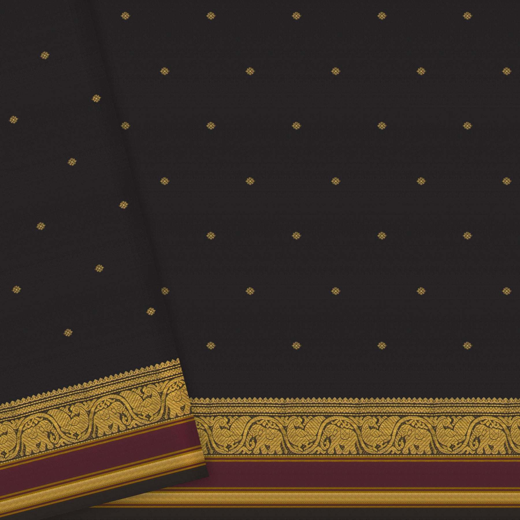 Kanakavalli Kanjivaram Silk Sari 25-595-HS001-00950 - Blouse View