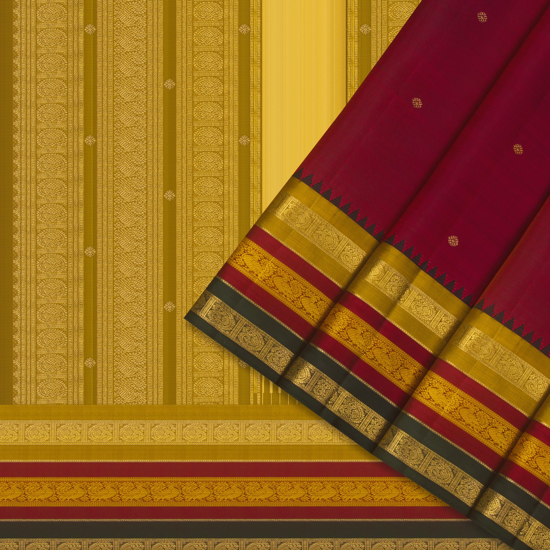Kanakavalli Kanjivaram Silk Sari 25-595-HS001-00955 - Cover View