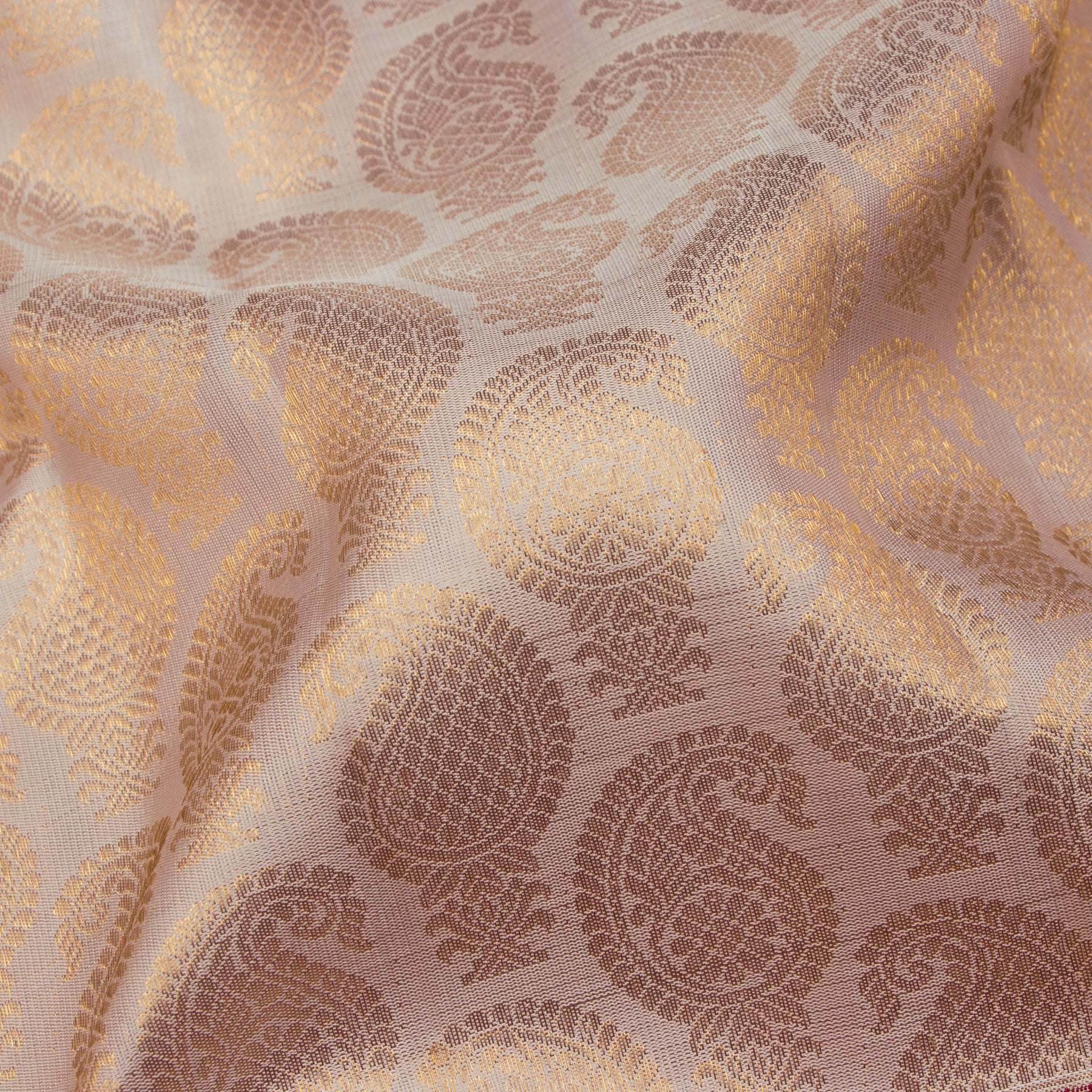 Kanakavalli Kanjivaram Silk Sari 25-595-HS001-00977 - Fabric View