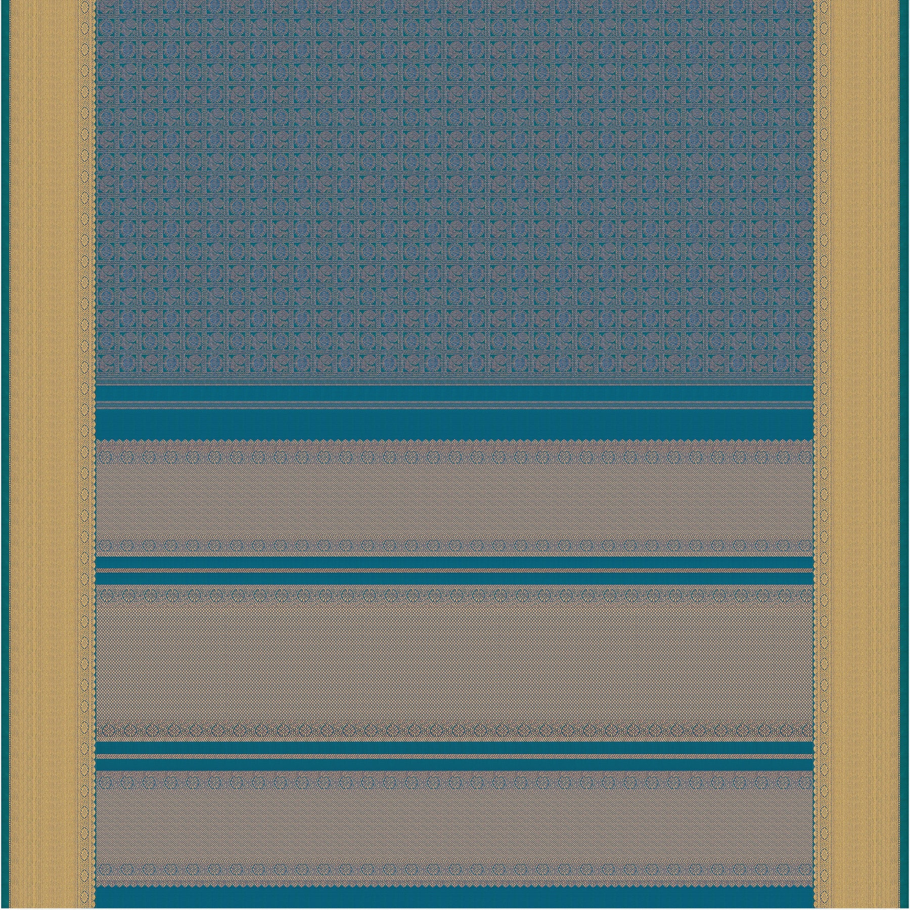 Kanakavalli Kanjivaram Silk Sari 25-595-HS001-00982 - Full View