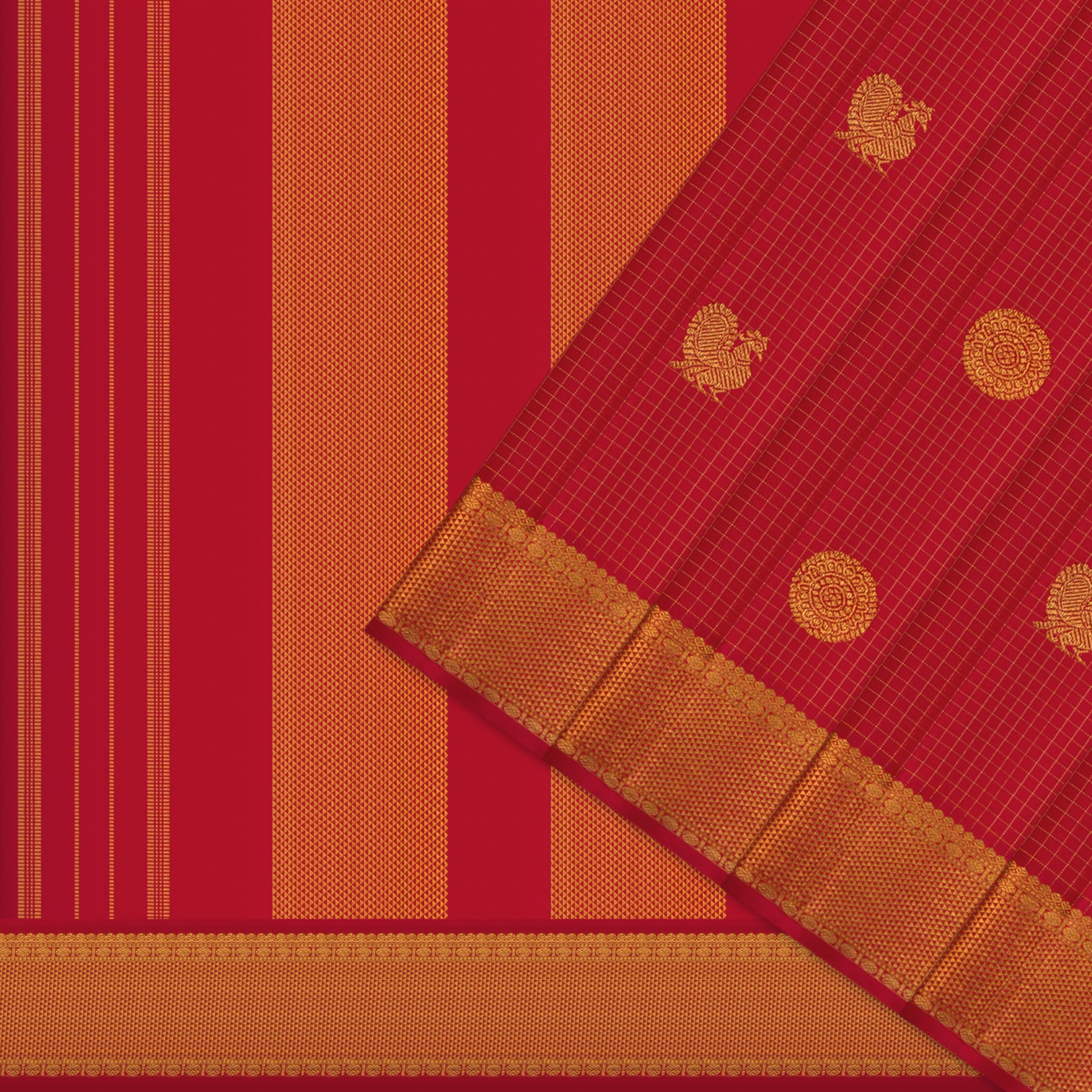 Kanakavalli Kanjivaram Silk Sari 25-595-HS001-00985 - Cover View