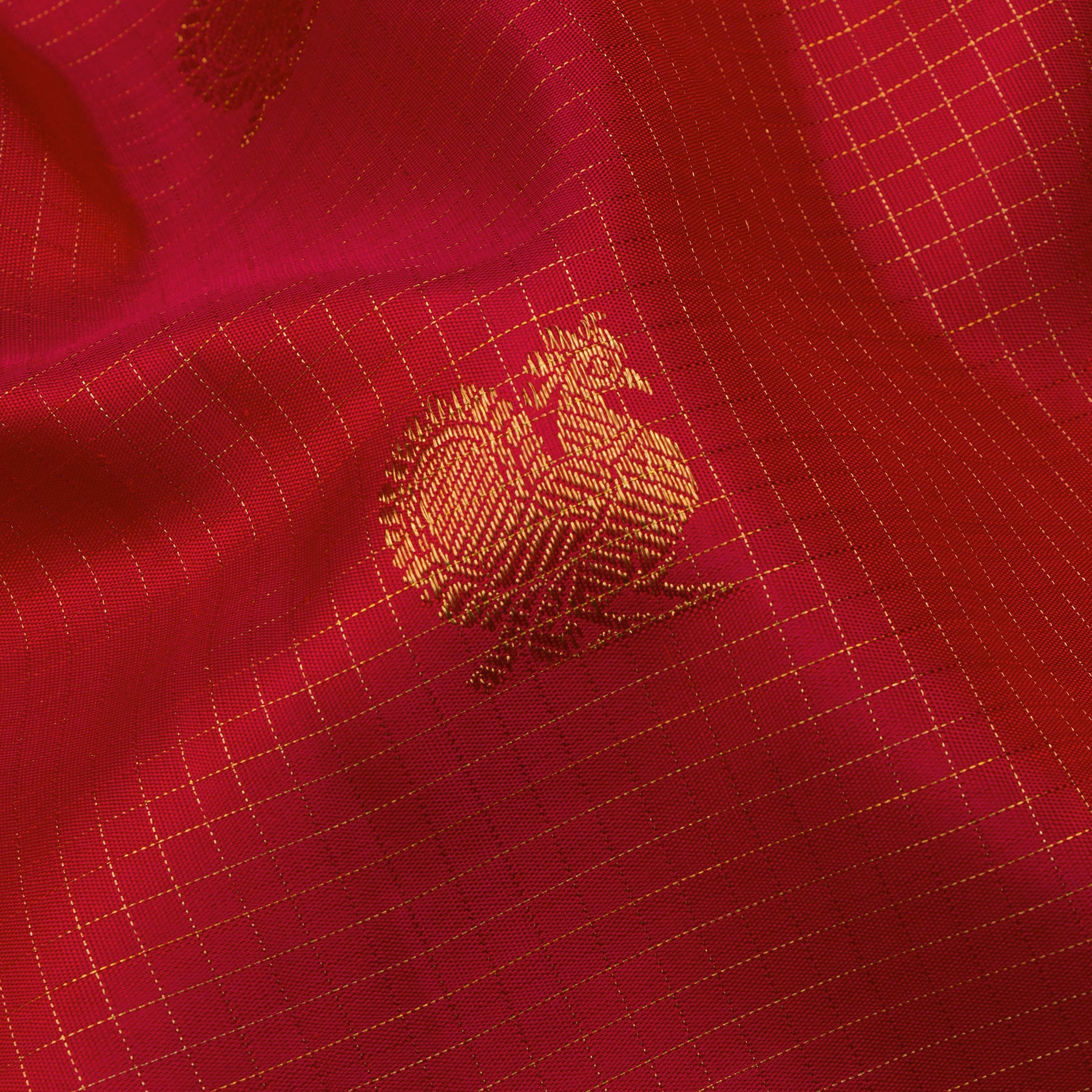 Kanakavalli Kanjivaram Silk Sari 25-595-HS001-00985 - Fabric View