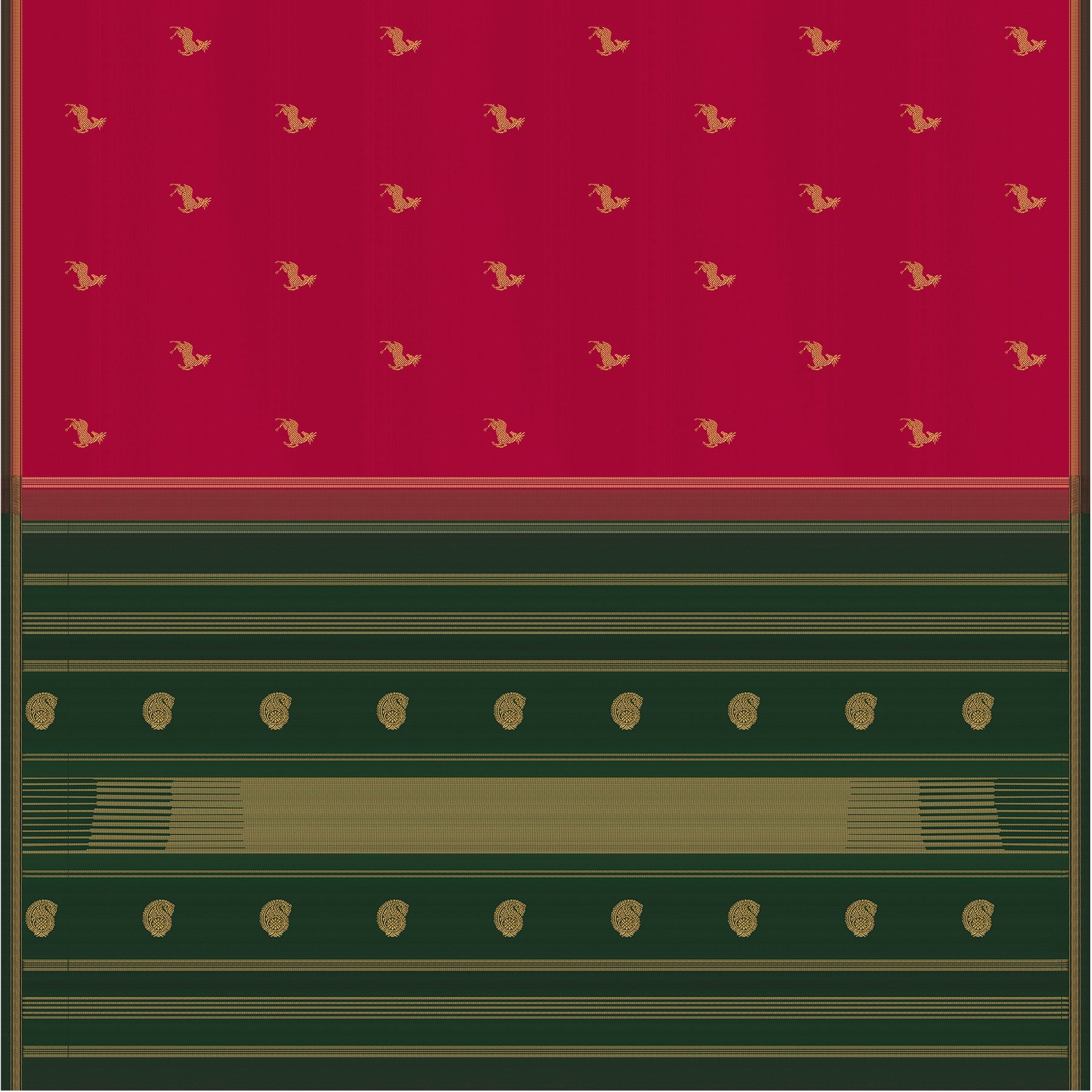 Kanakavalli Kanjivaram Silk Sari 25-595-HS001-02132 - Full View
