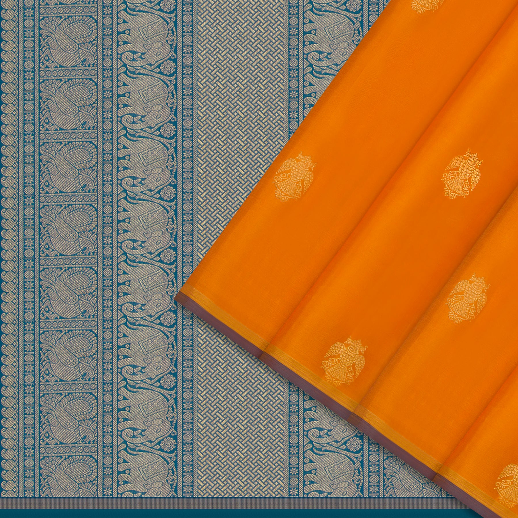Kanakavalli Kanjivaram Silk Sari 25-595-HS001-02139 - Cover View