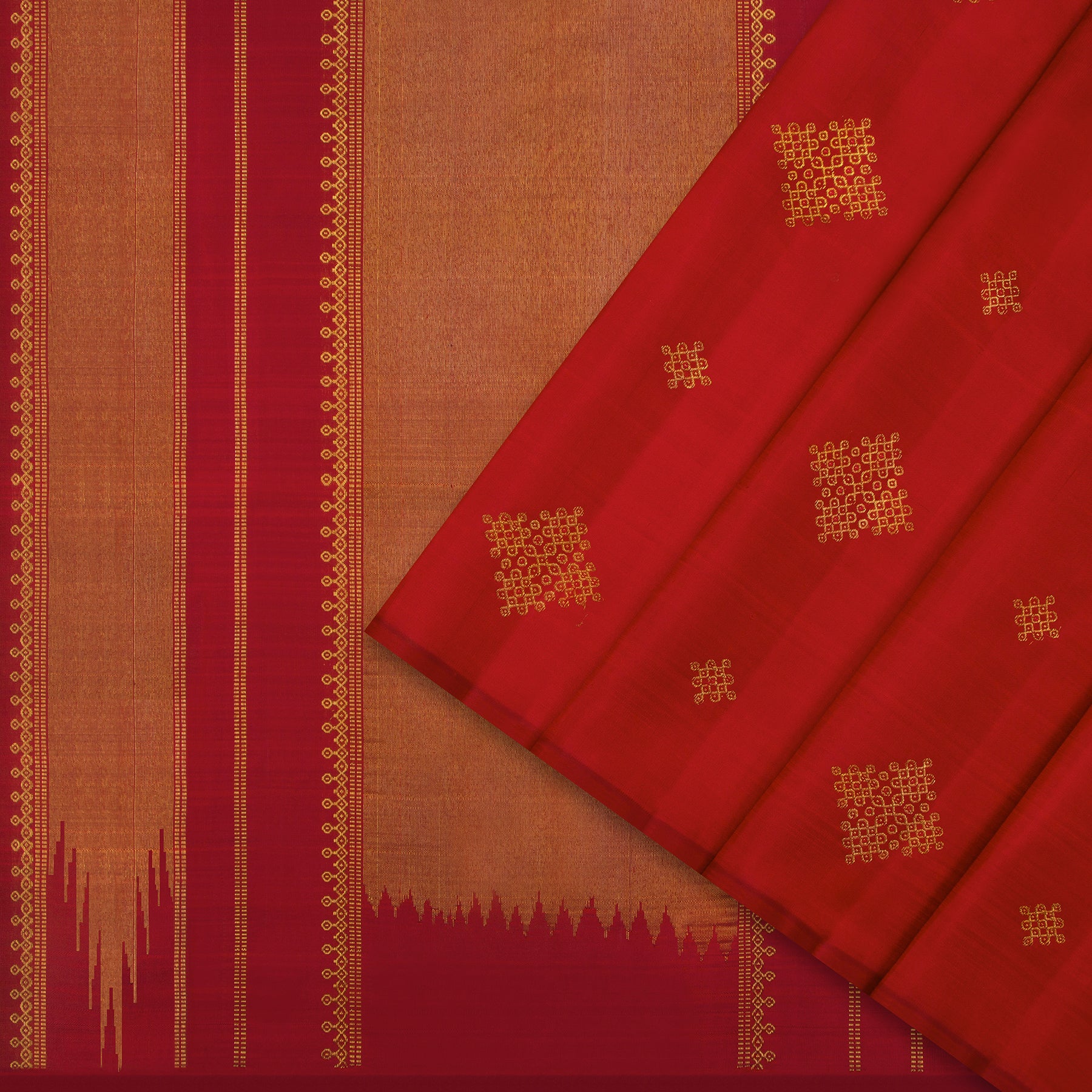 Kanakavalli Kanjivaram Silk Sari 25-595-HS001-02157 - Cover View