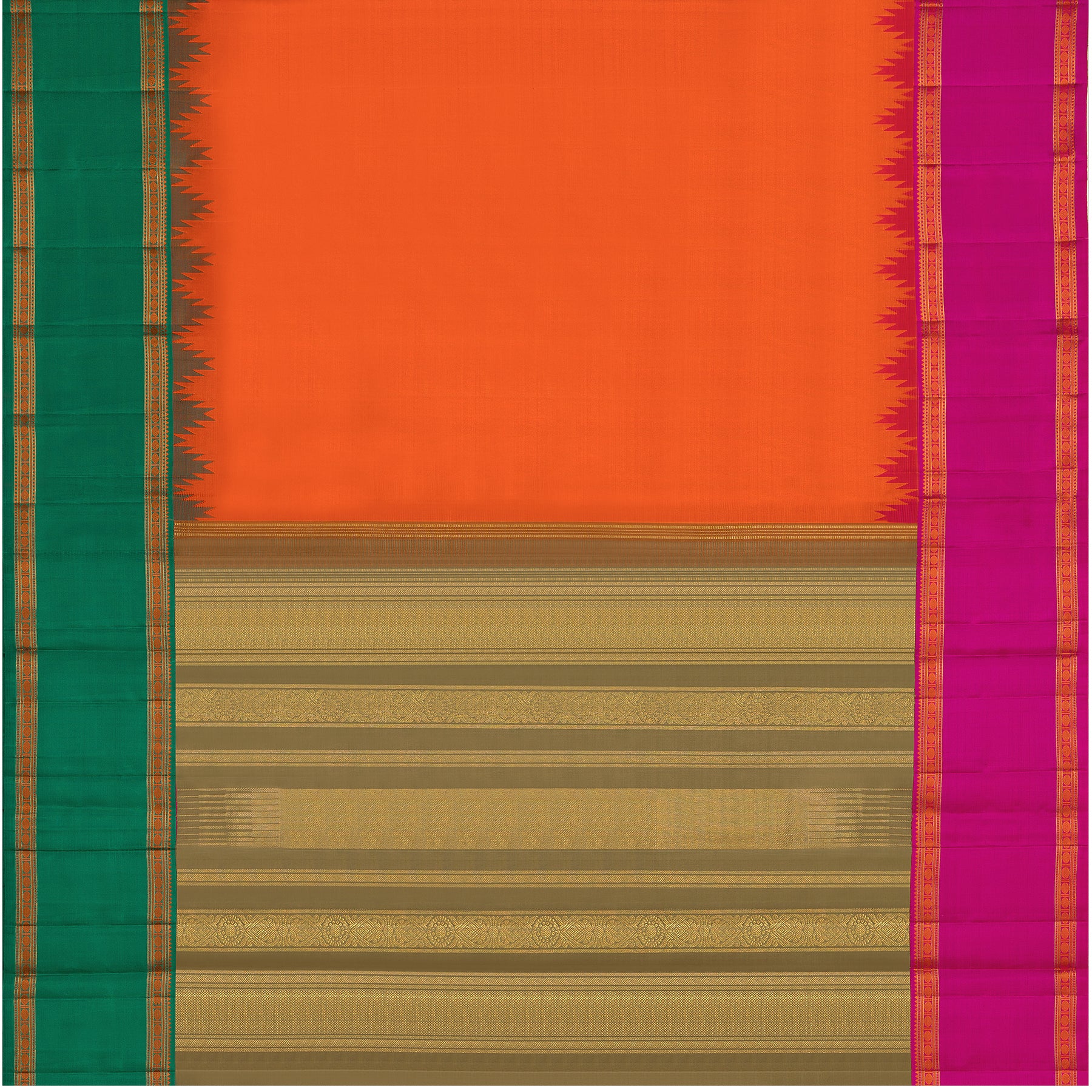 Kanakavalli Kanjivaram Silk Sari 25-595-HS001-02175 - Full View