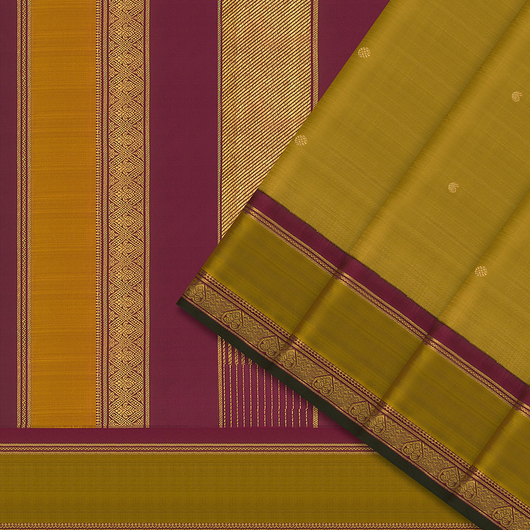 Kanakavalli Kanjivaram Silk Sari 25-595-HS001-02183 - Cover View