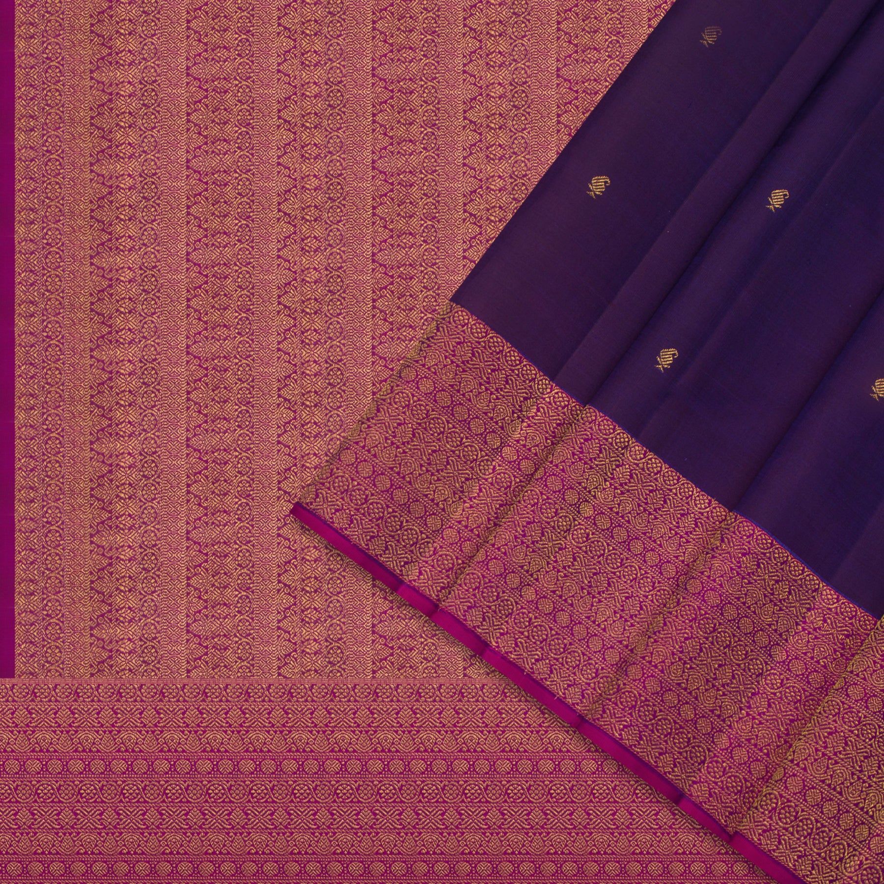 Kanakavalli Kanjivaram Silk Sari 25-595-HS001-02189 - Cover View
