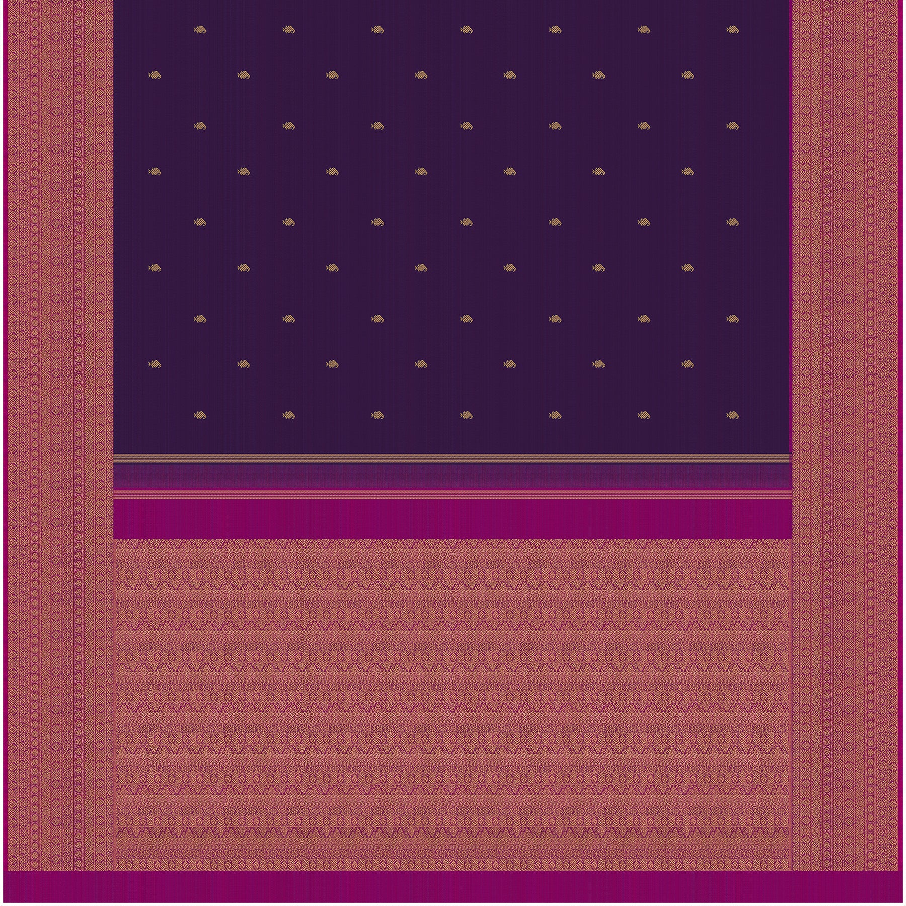 Kanakavalli Kanjivaram Silk Sari 25-595-HS001-02189 - Full View