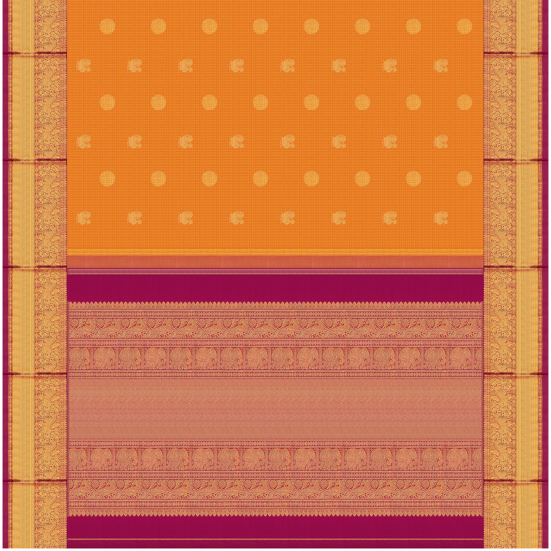 Kanakavalli Kanjivaram Silk Sari 25-595-HS001-02202 - Full View