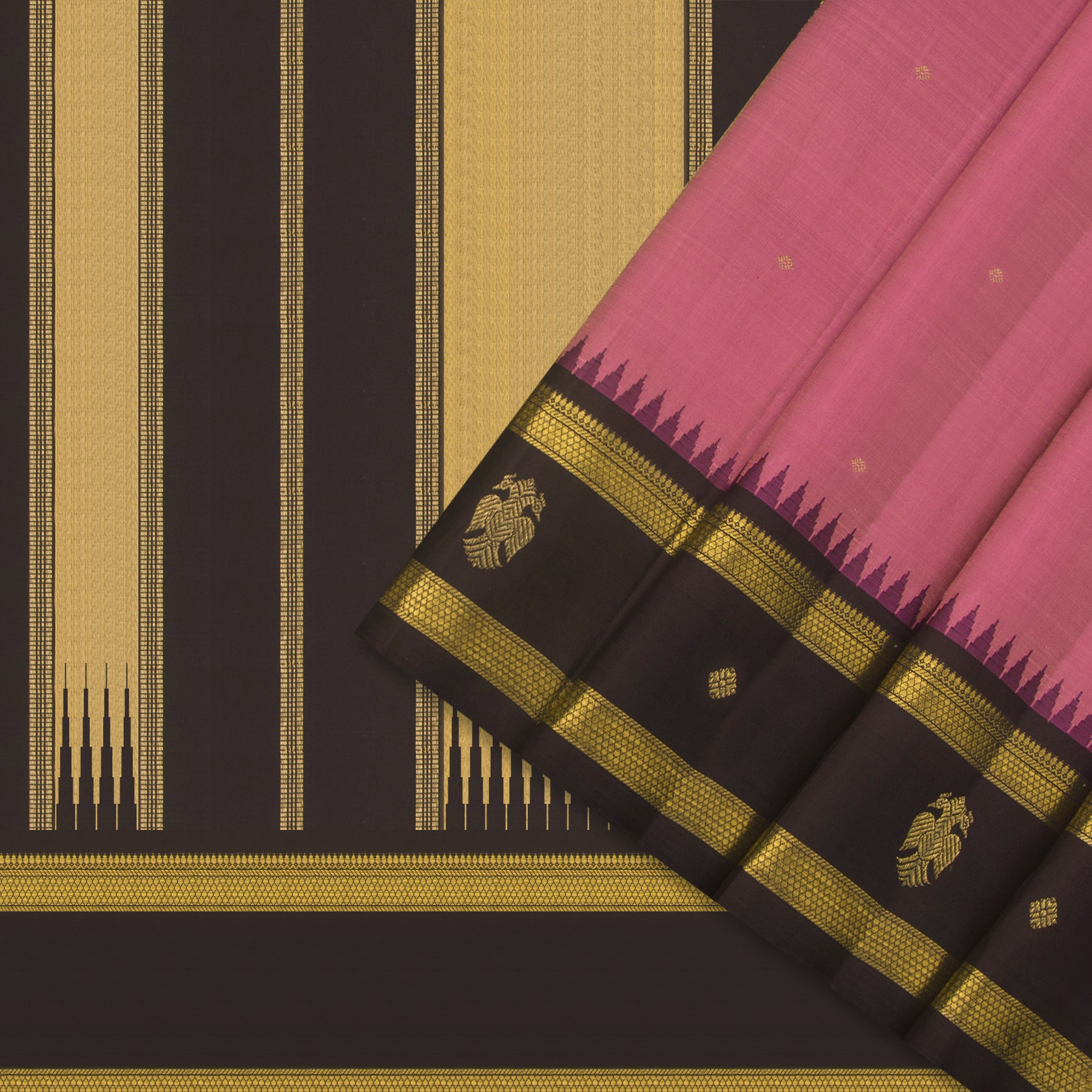 Kanakavalli Kanjivaram Silk Sari 25-595-HS001-02207 - Cover View