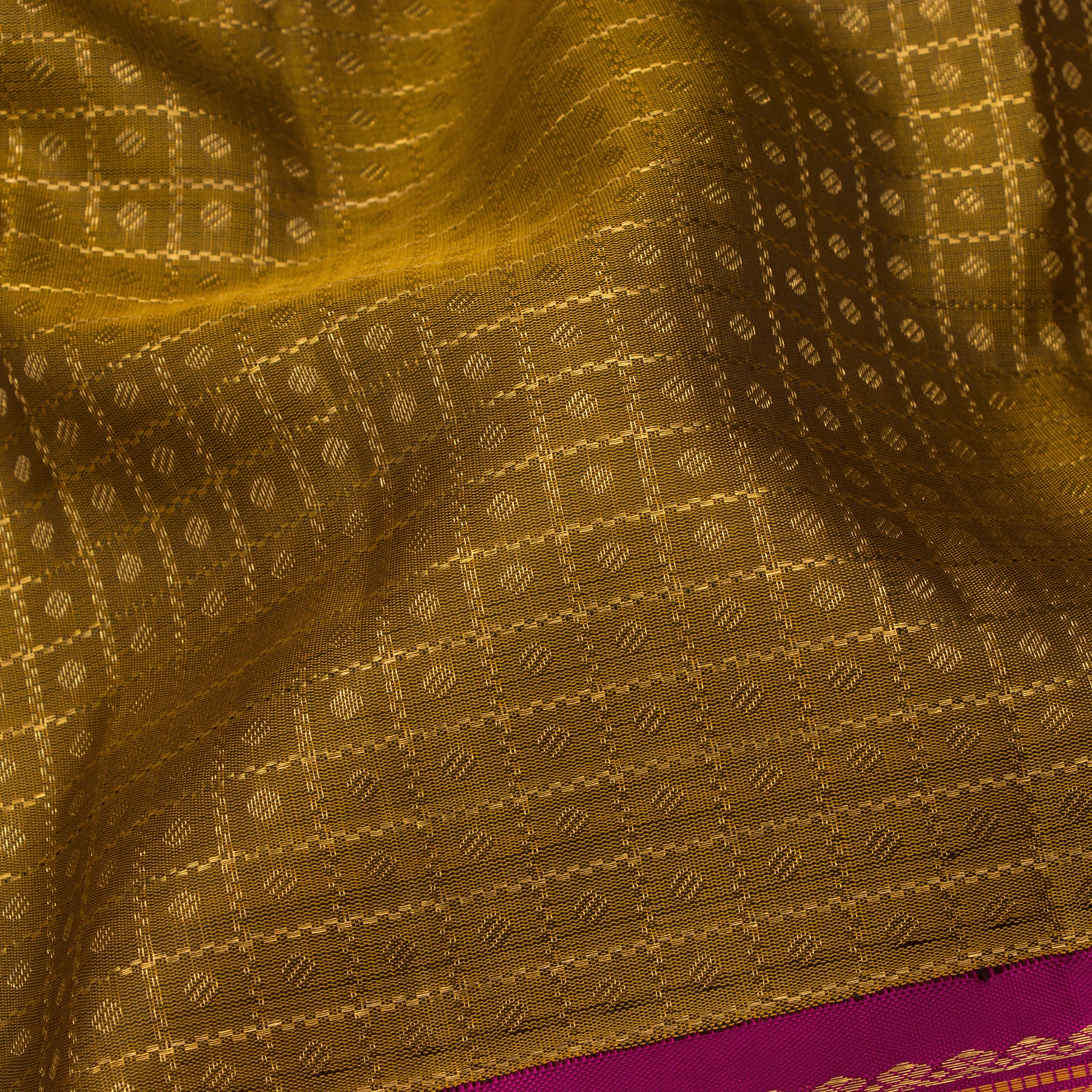 Kanakavalli Kanjivaram Silk Sari 25-595-HS001-02232 - Fabric View