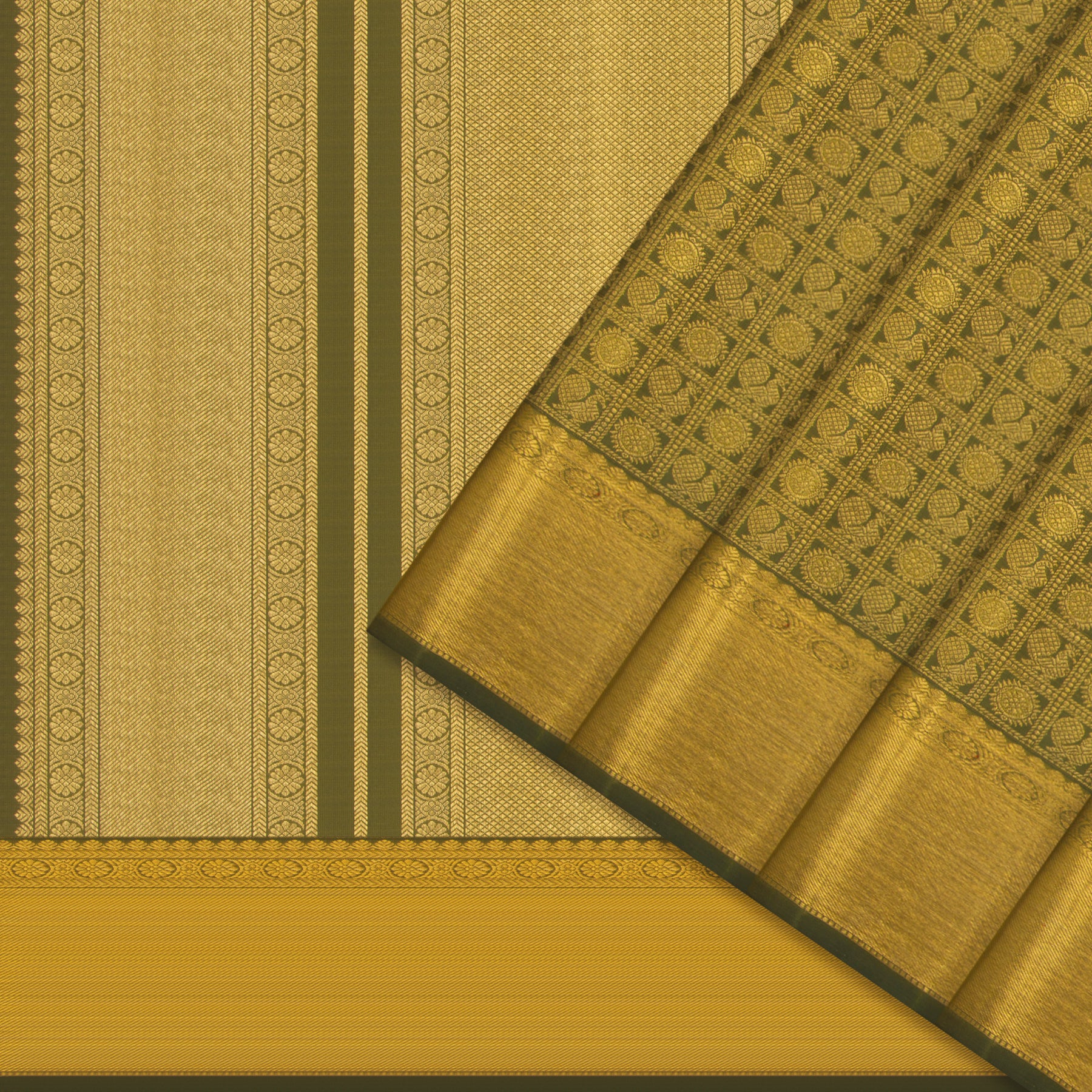 Kanakavalli Kanjivaram Silk Sari 25-595-HS001-02235 - Cover View