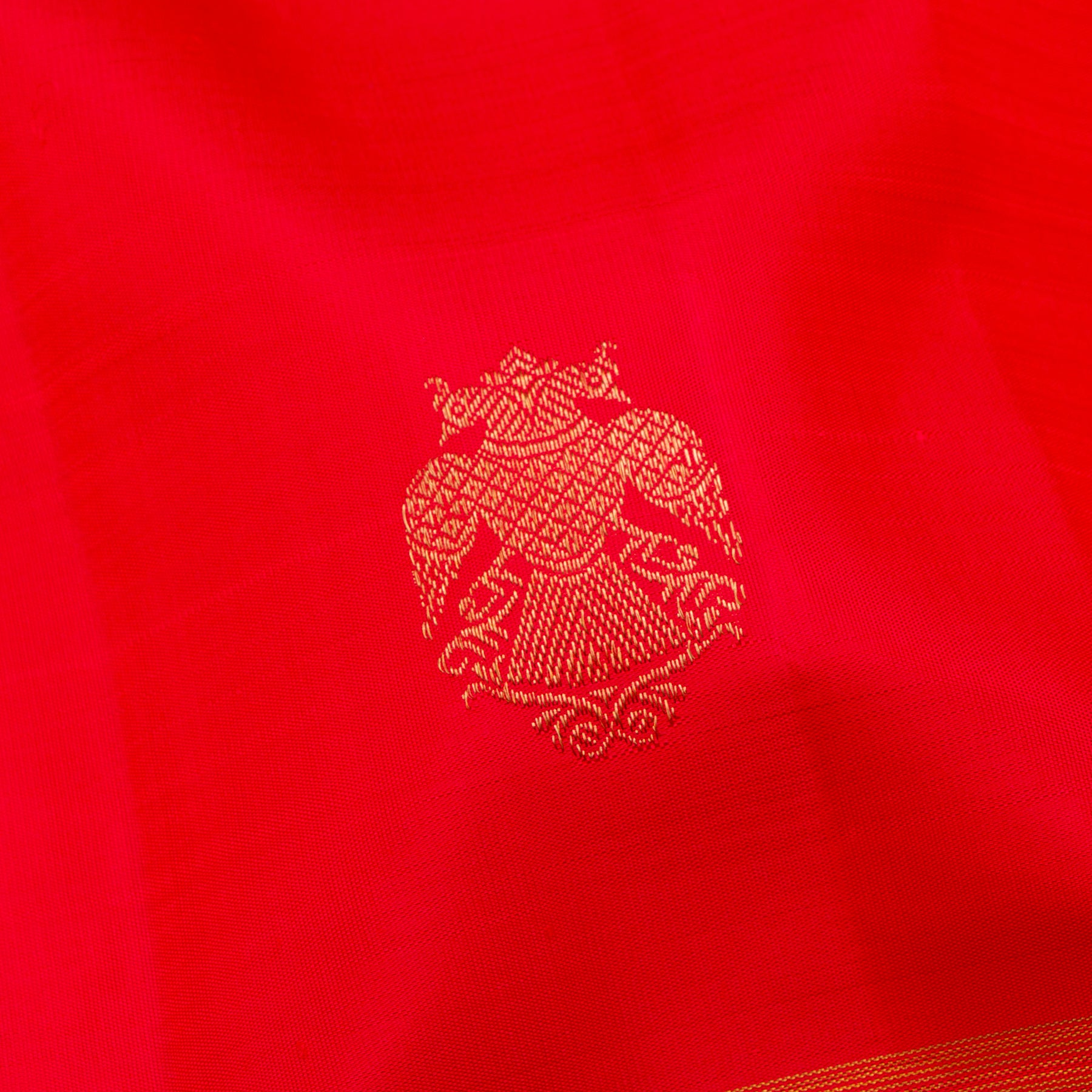Kanakavalli Kanjivaram Silk Sari 25-595-HS001-02766 - Fabric View 