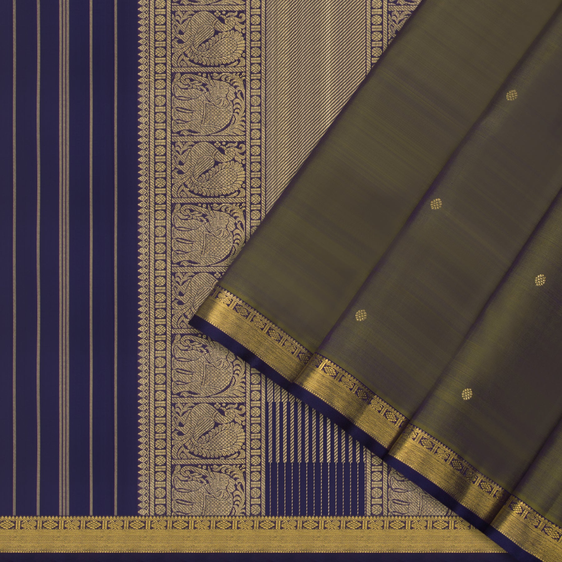 Kanakavalli Kanjivaram Silk Sari 25-595-HS001-02786 - Cover View